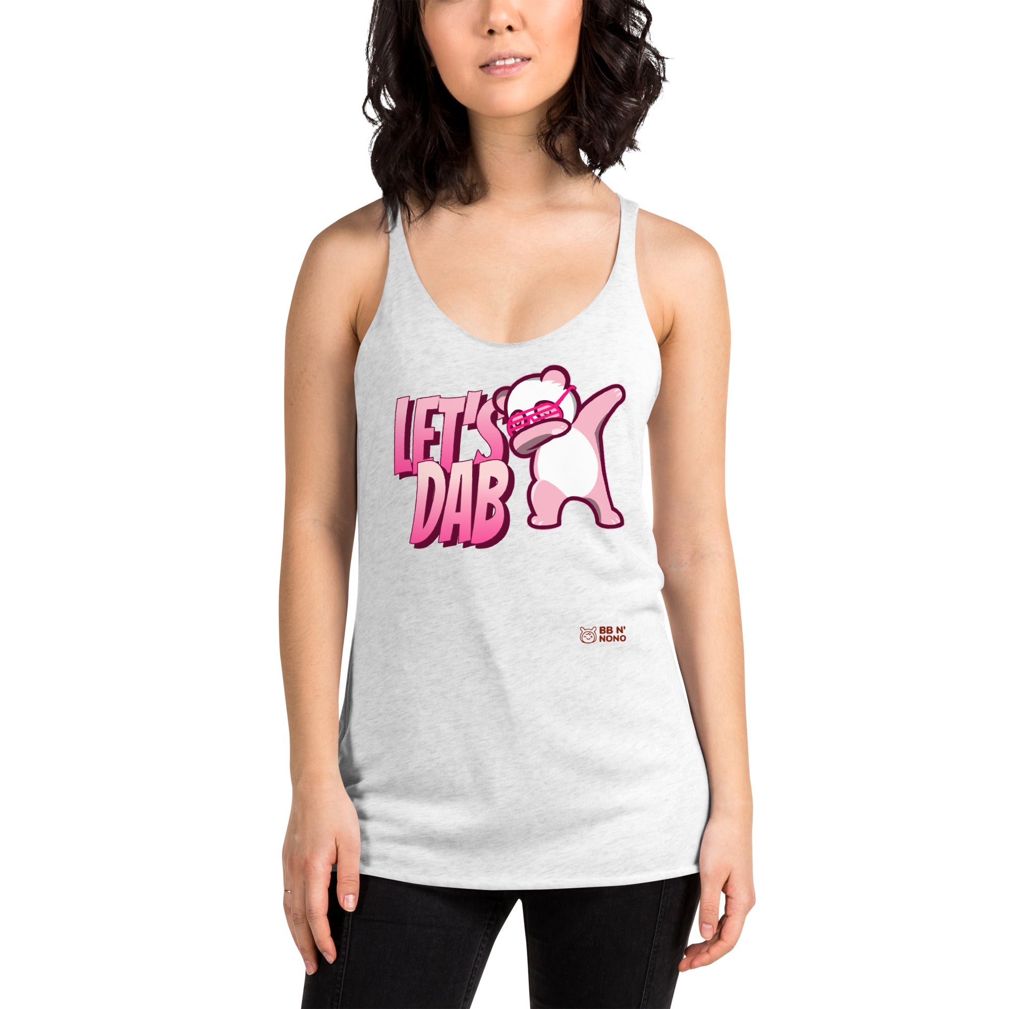Let's dab - Women's Racerback Tank