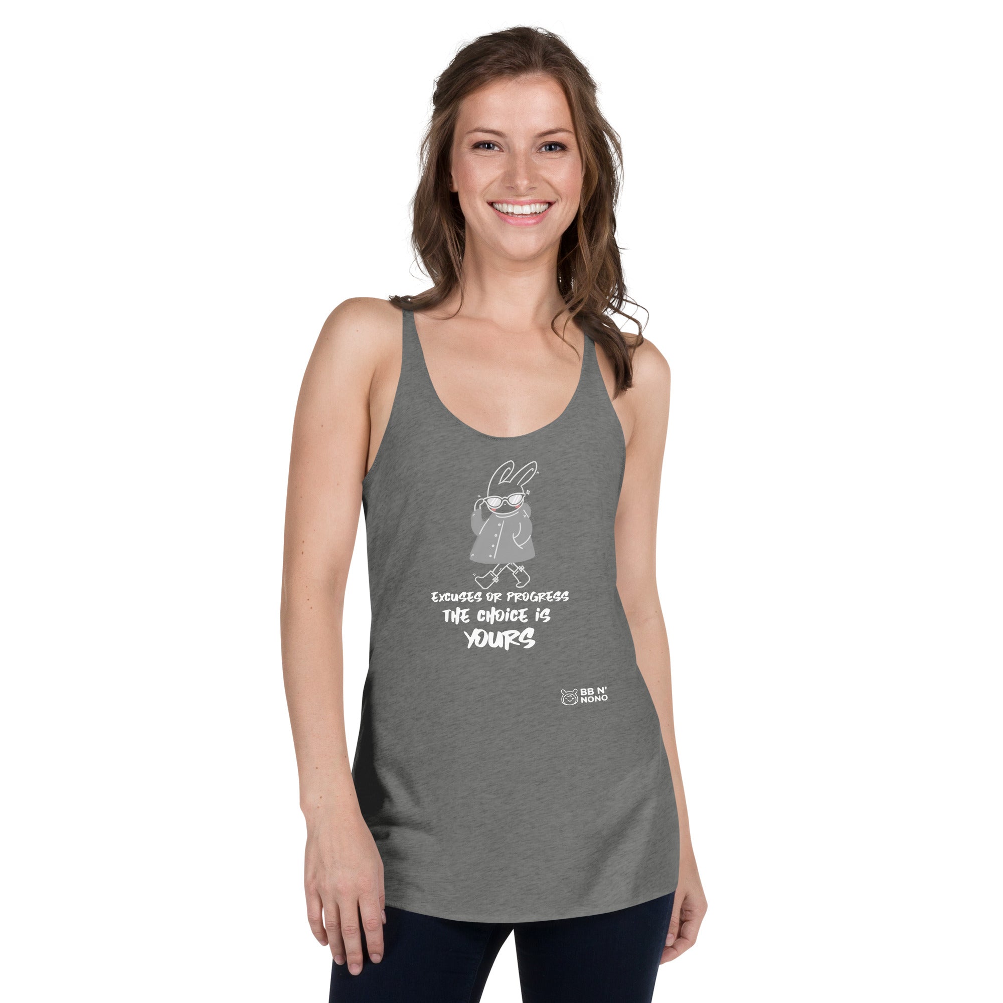 Excuses or Progress, the choice is yours - Women's Racerback Tank