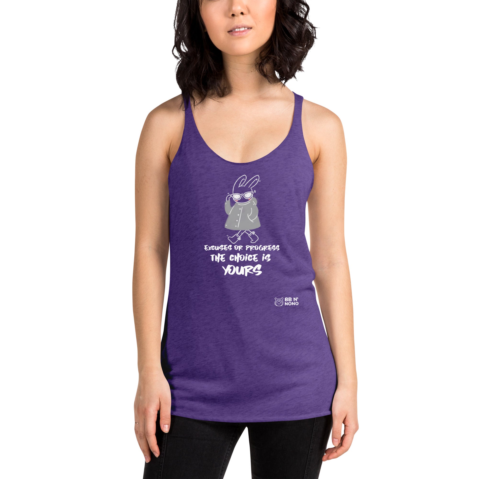 Excuses or Progress, the choice is yours - Women's Racerback Tank
