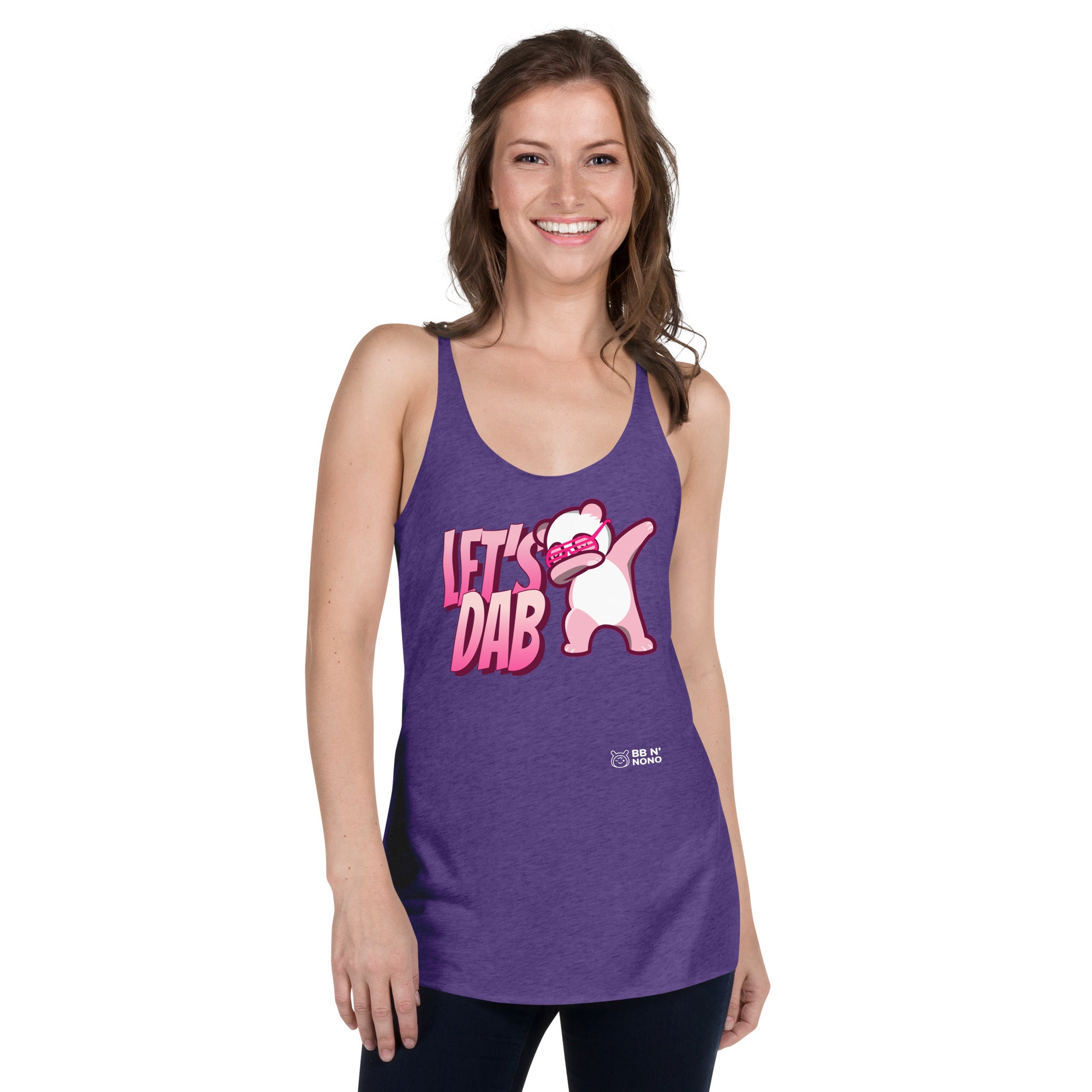 Let's dab - Women's Racerback Tank