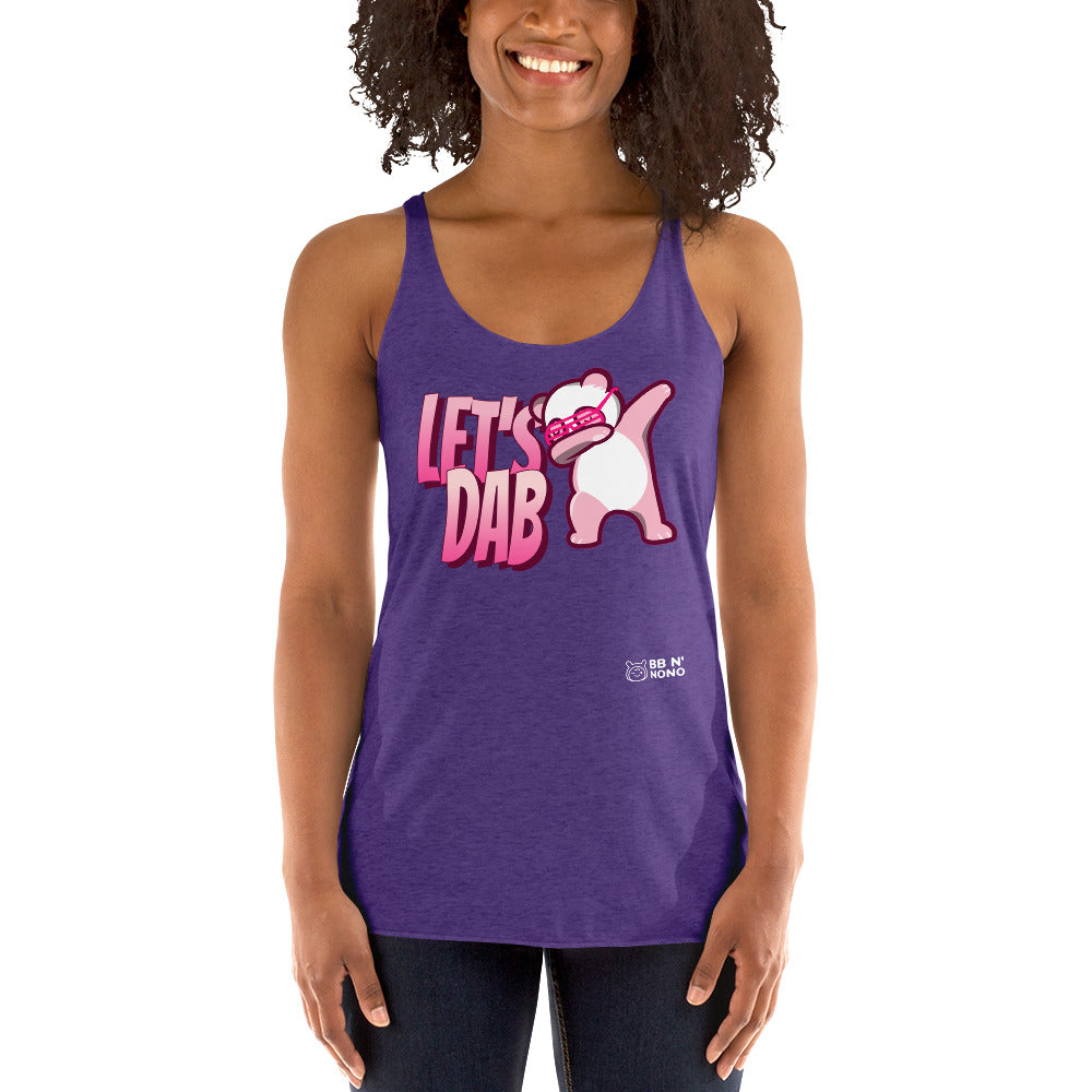 Let's dab - Women's Racerback Tank