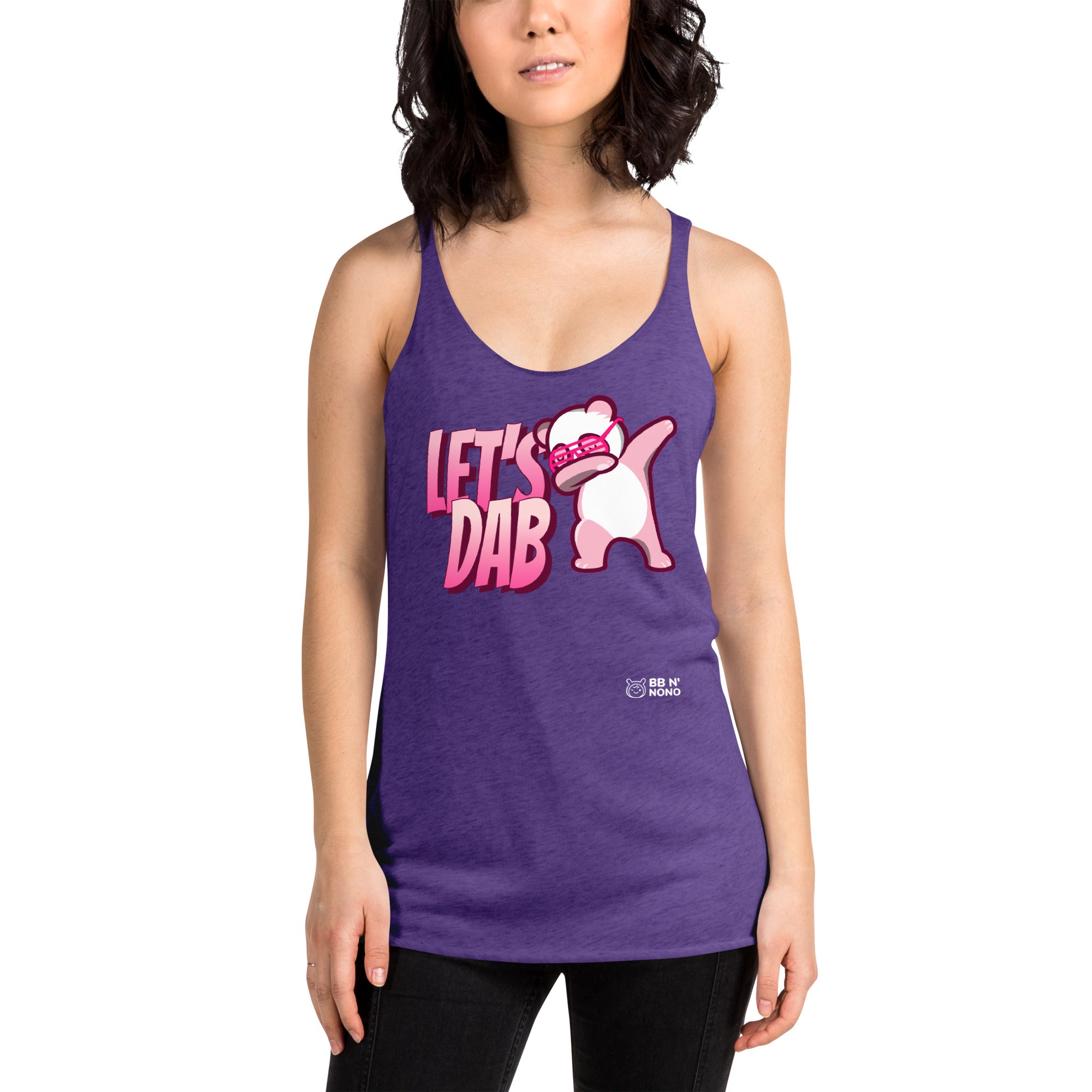 Let's dab - Women's Racerback Tank