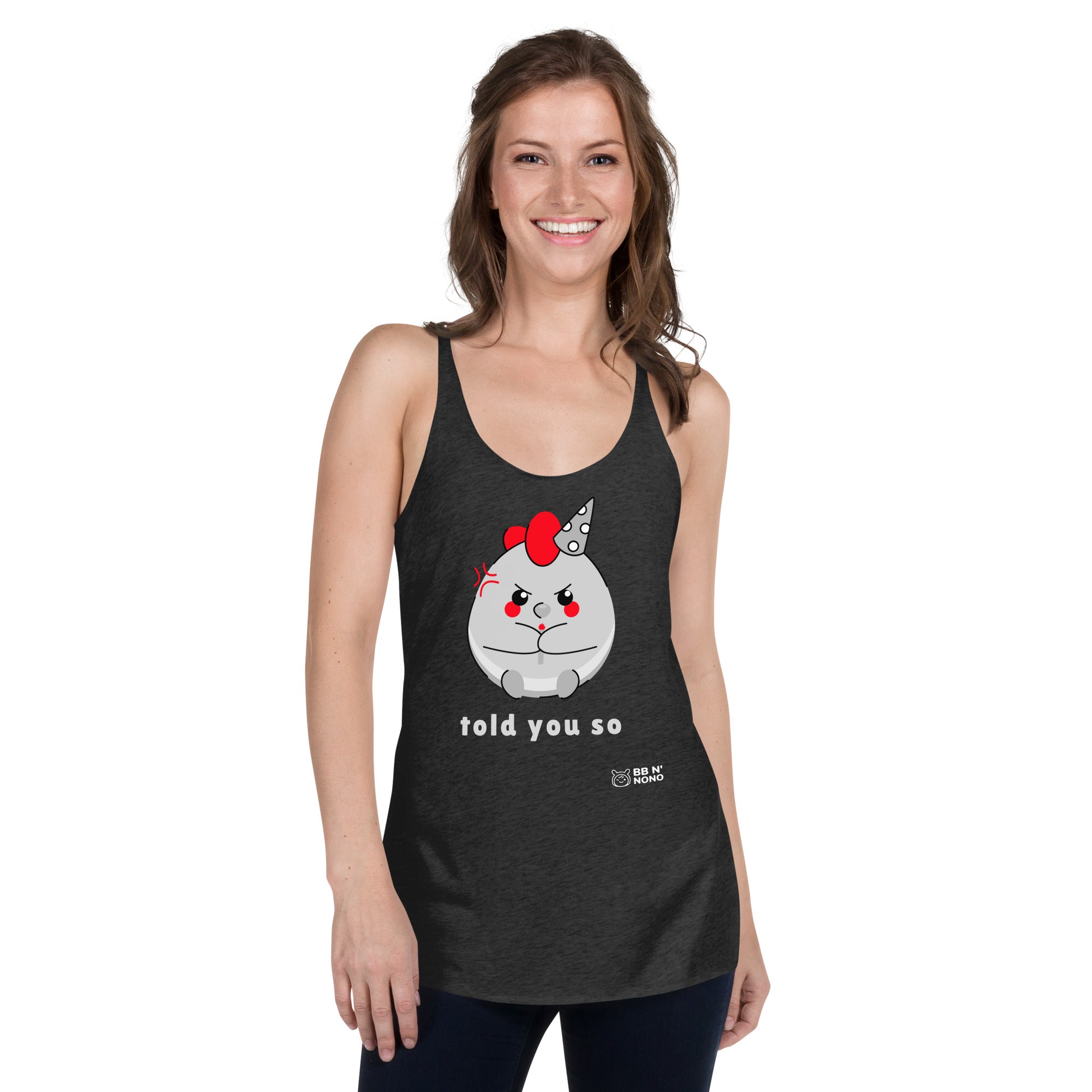 Told you so V - Women's Racerback Tank