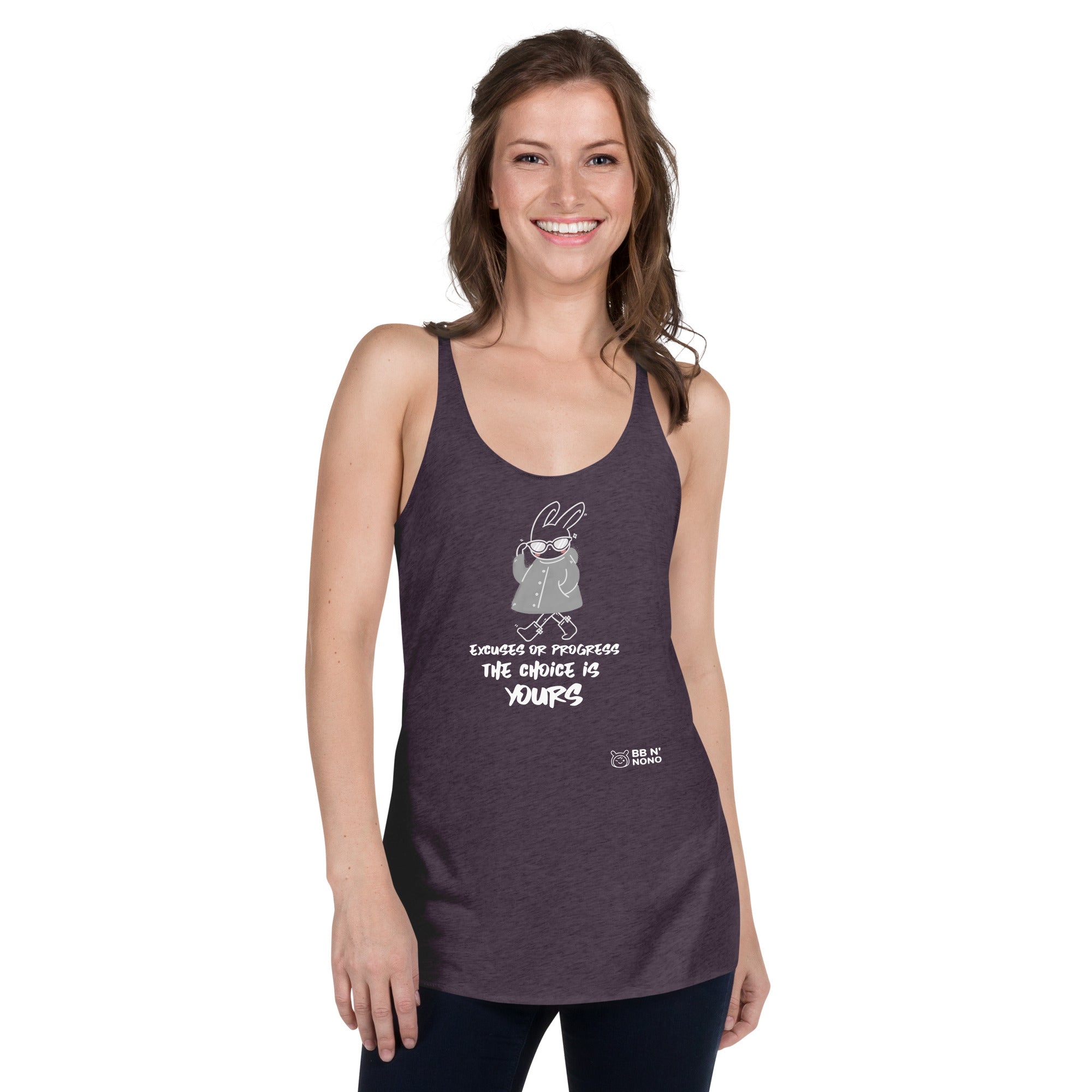 Excuses or Progress, the choice is yours - Women's Racerback Tank