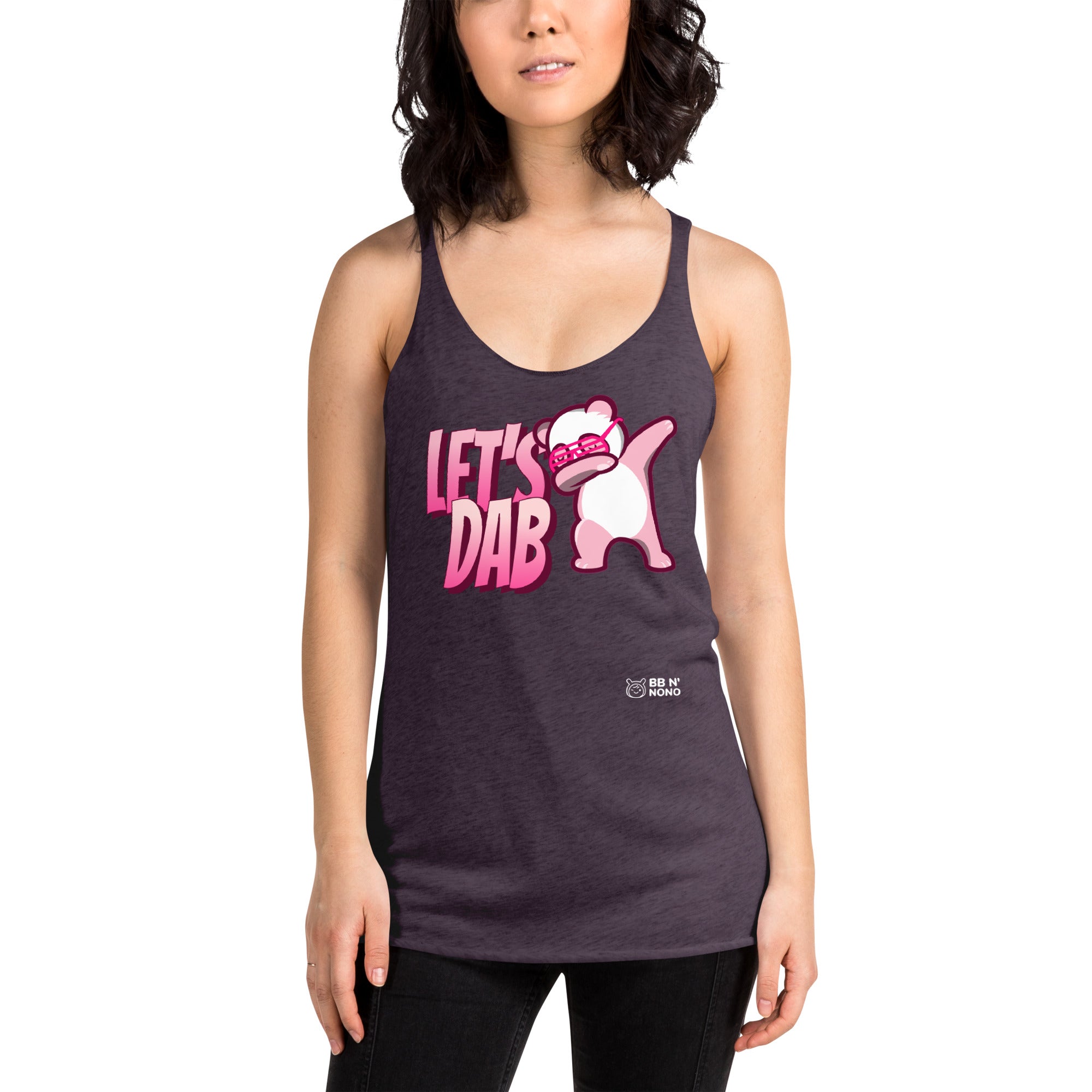 Let's dab - Women's Racerback Tank