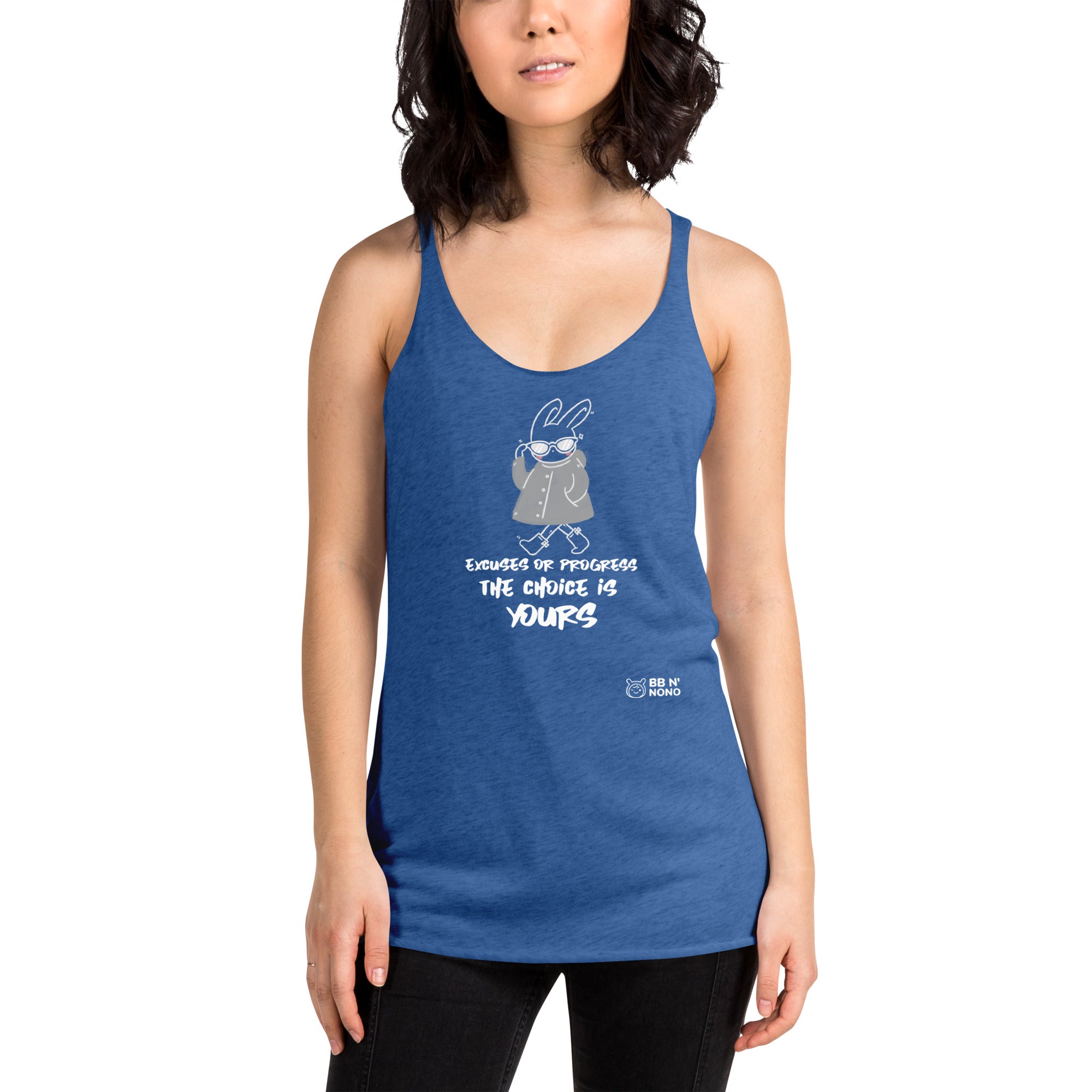 Excuses or Progress, the choice is yours - Women's Racerback Tank