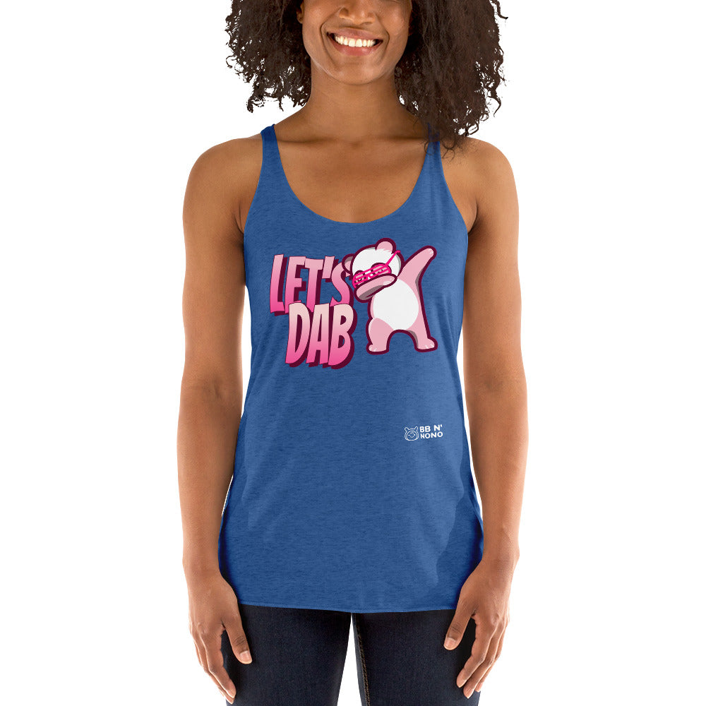Let's dab - Women's Racerback Tank