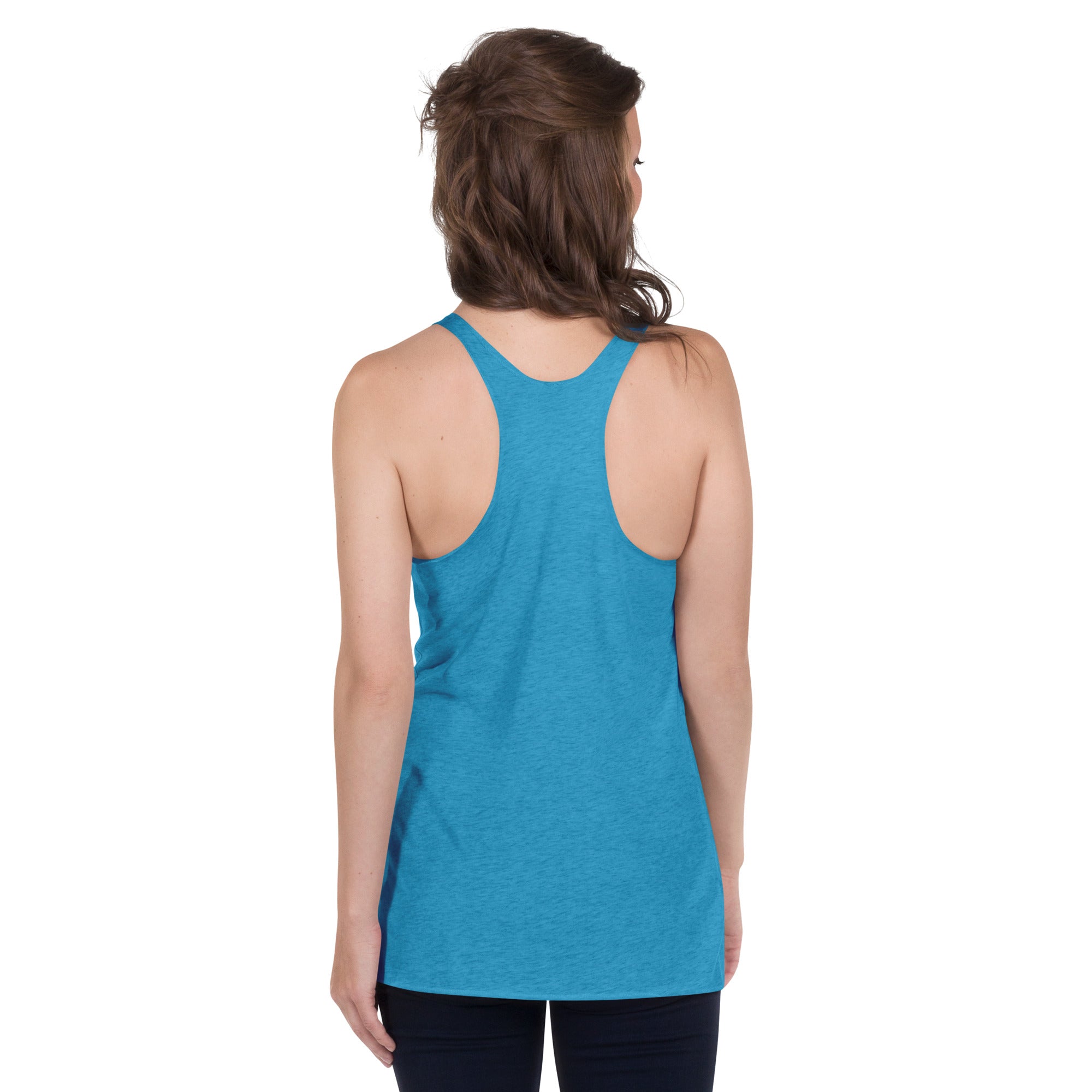 Life is short, always be happy - Women's Racerback Tank