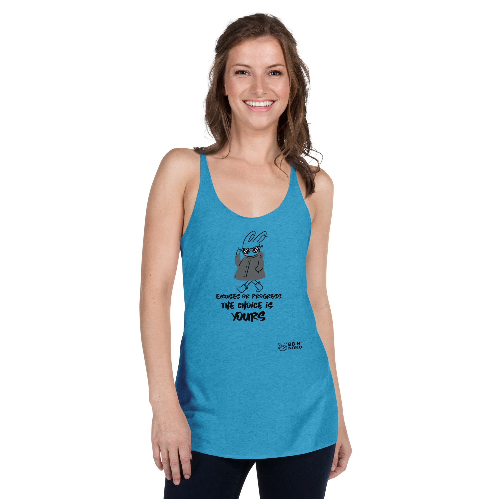 Excuses or Progress, the choice is yours - Women's Racerback Tank