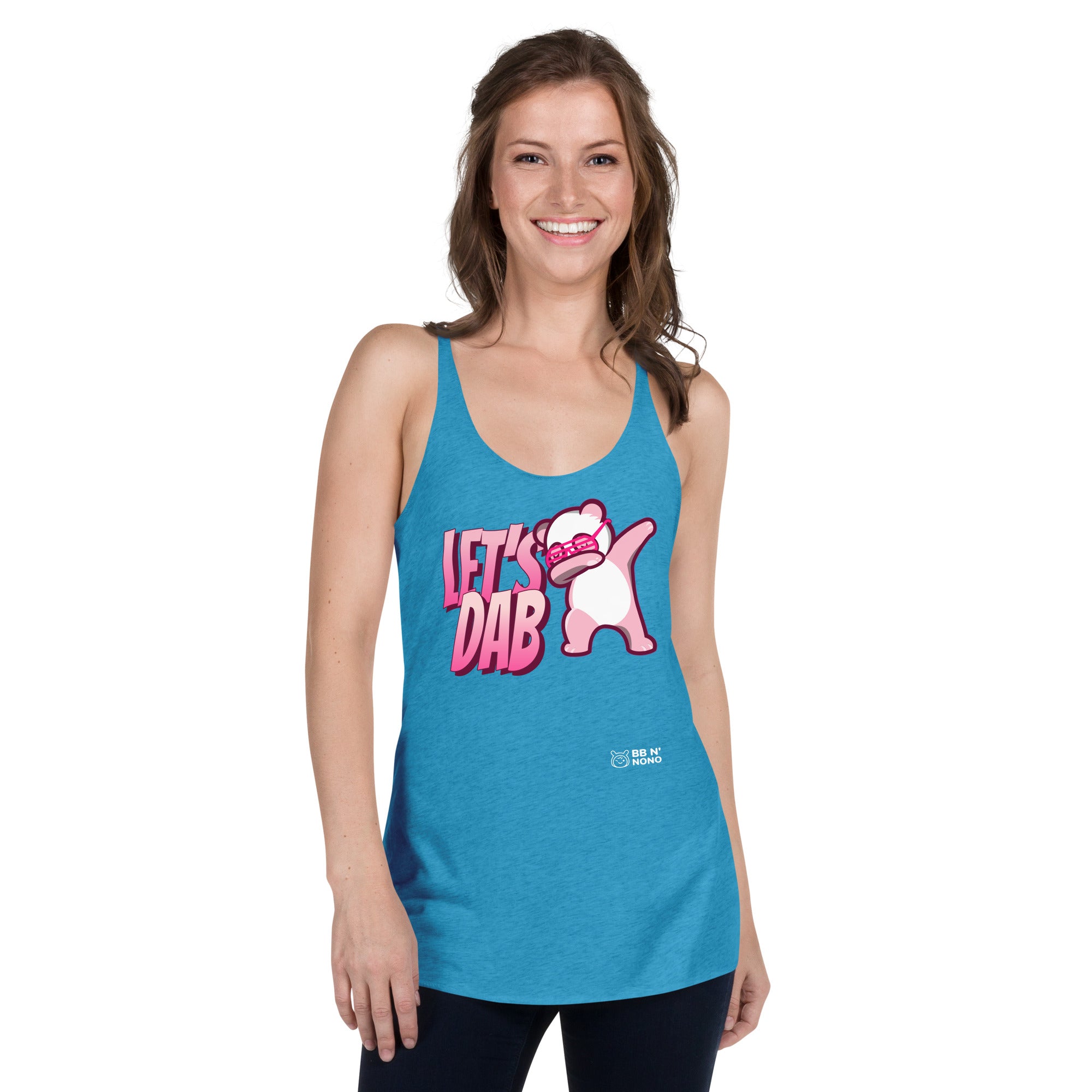 Let's dab - Women's Racerback Tank
