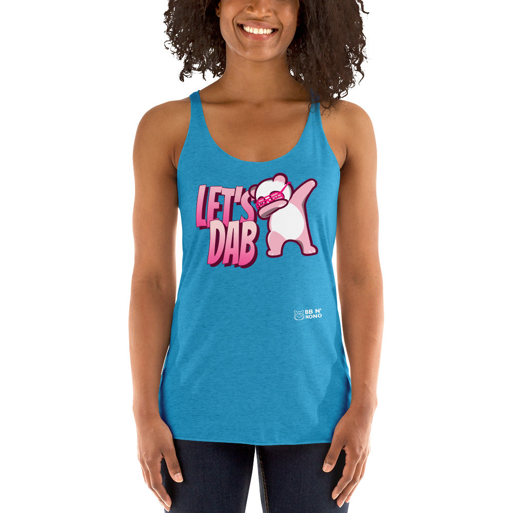 Let's dab - Women's Racerback Tank