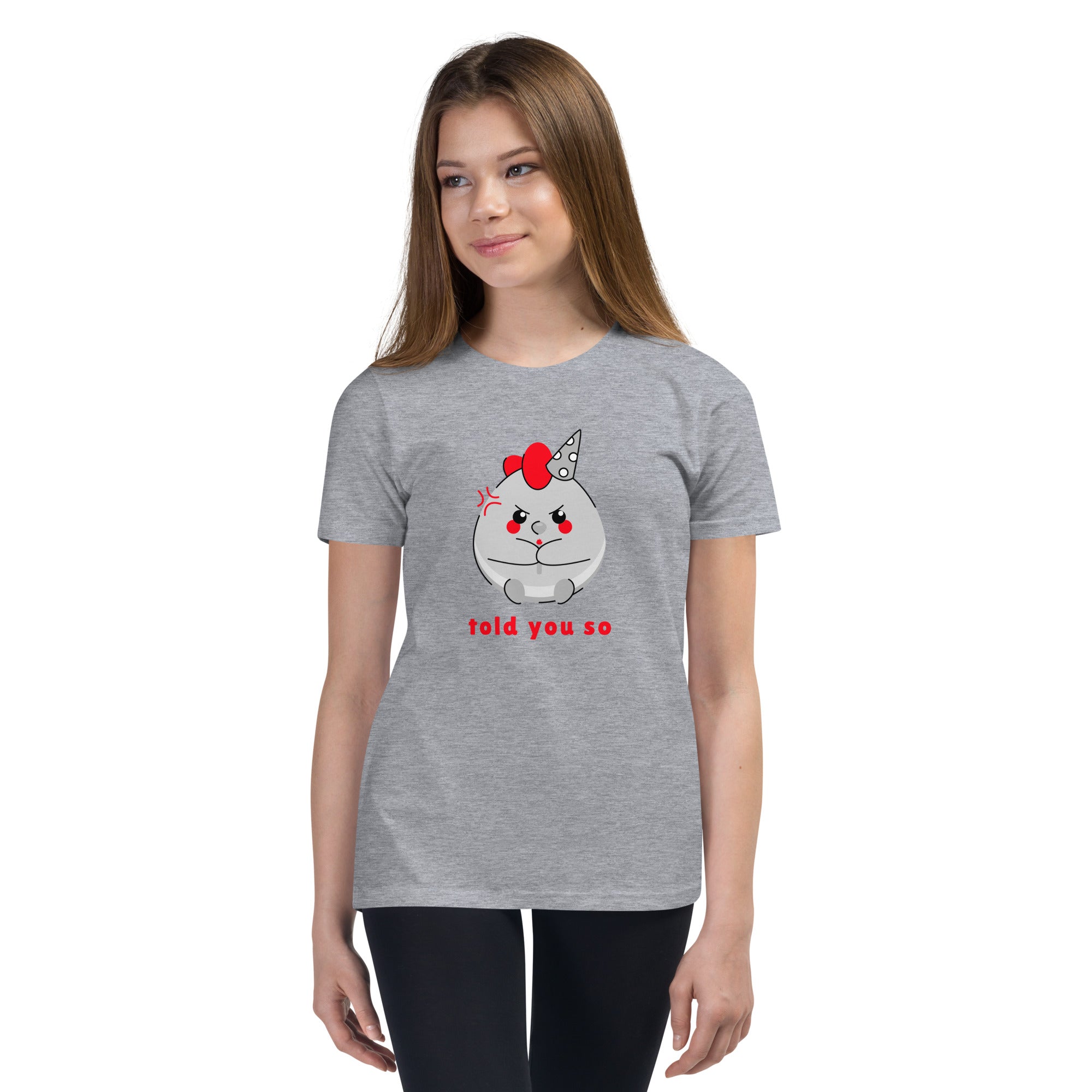 Told you so V - Youth Short Sleeve T-Shirt