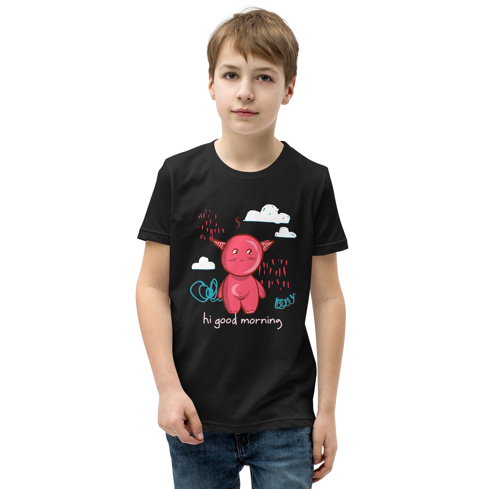 Cute little monster - Youth Short Sleeve T-Shirt
