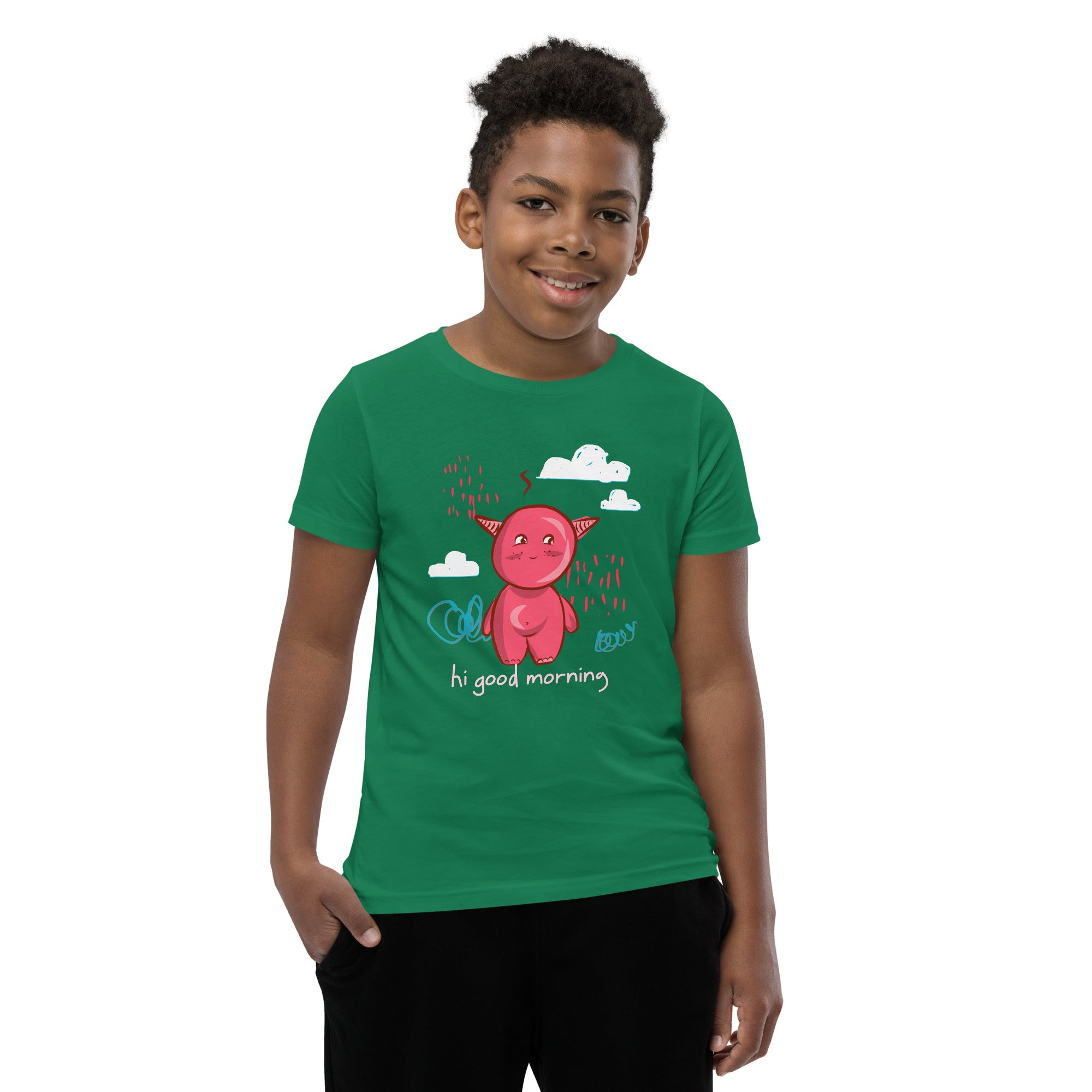 Cute little monster - Youth Short Sleeve T-Shirt