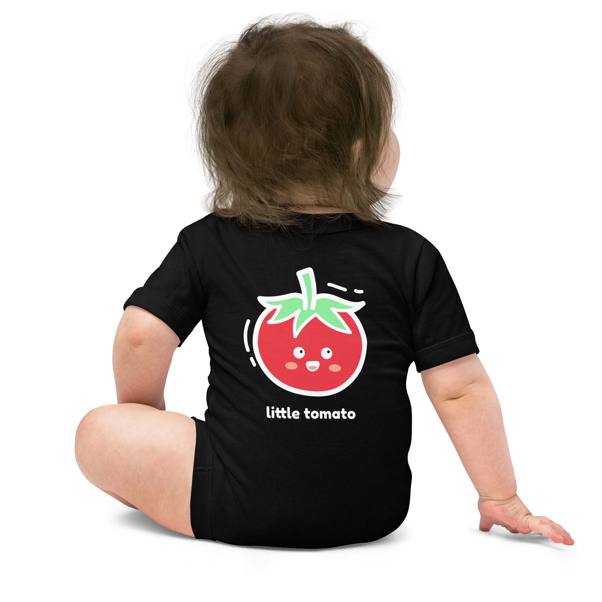 Little tomato - Baby short sleeve one piece (back print)