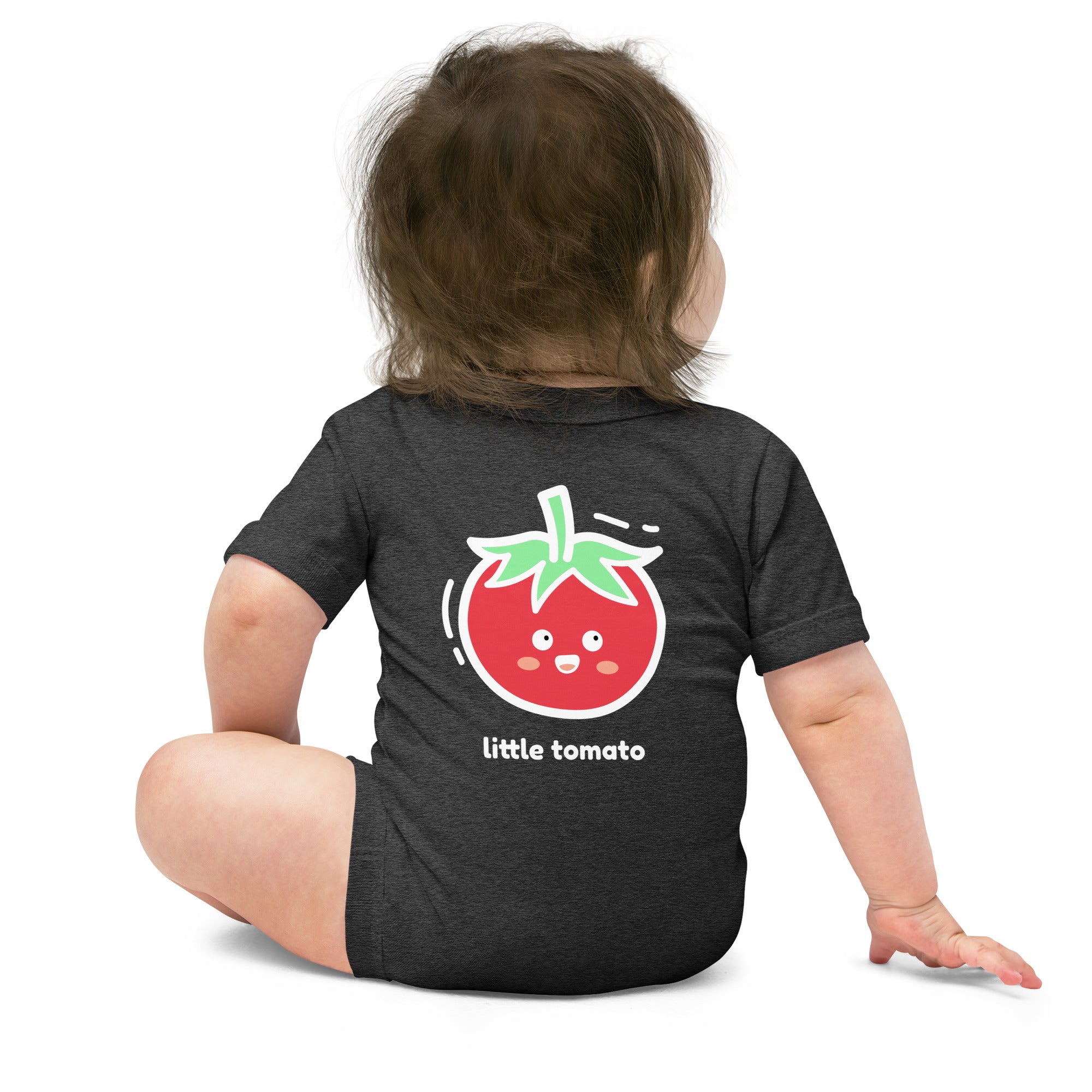 Little tomato - Baby short sleeve one piece (back print)