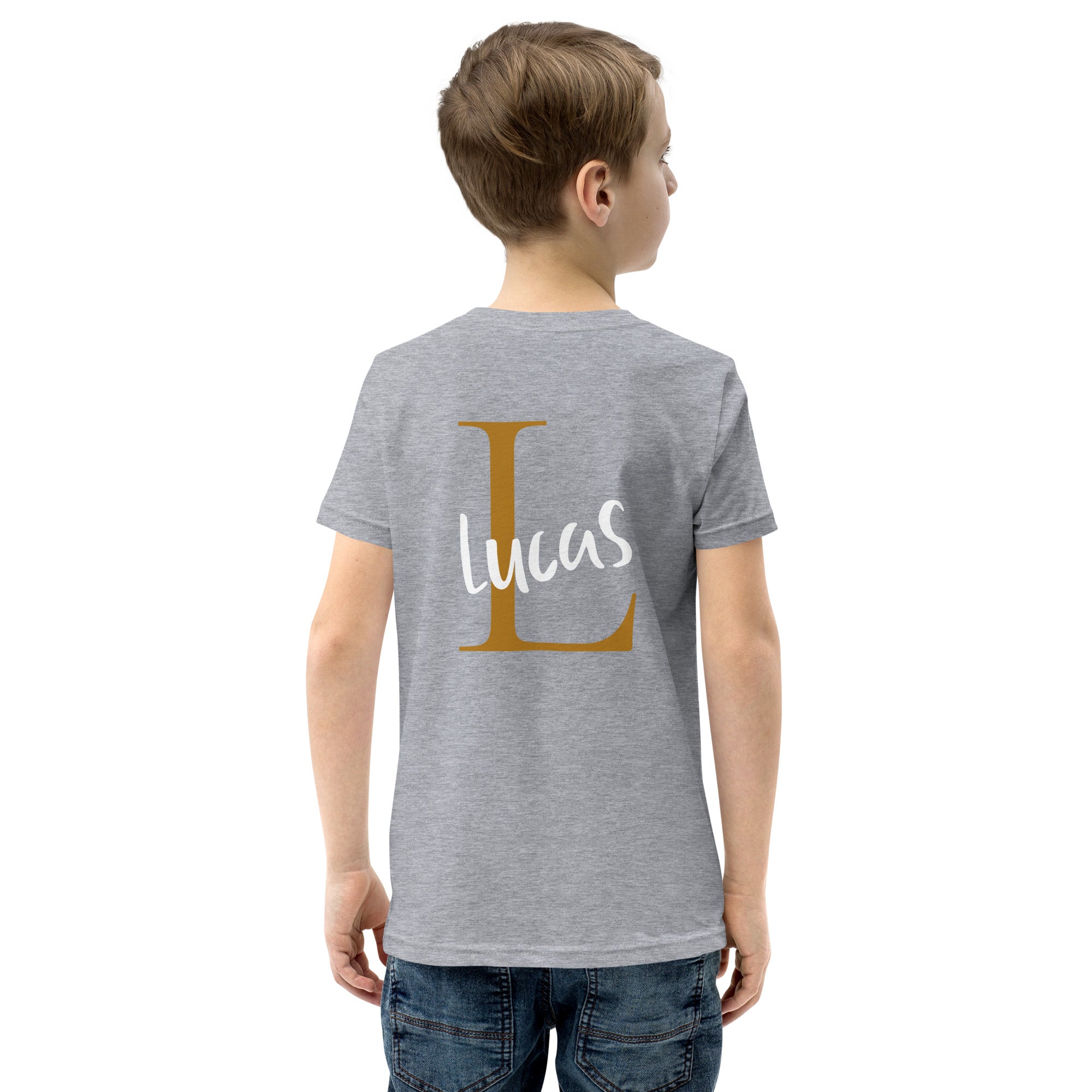 Lucas - Youth Short Sleeve T-Shirt (back print)