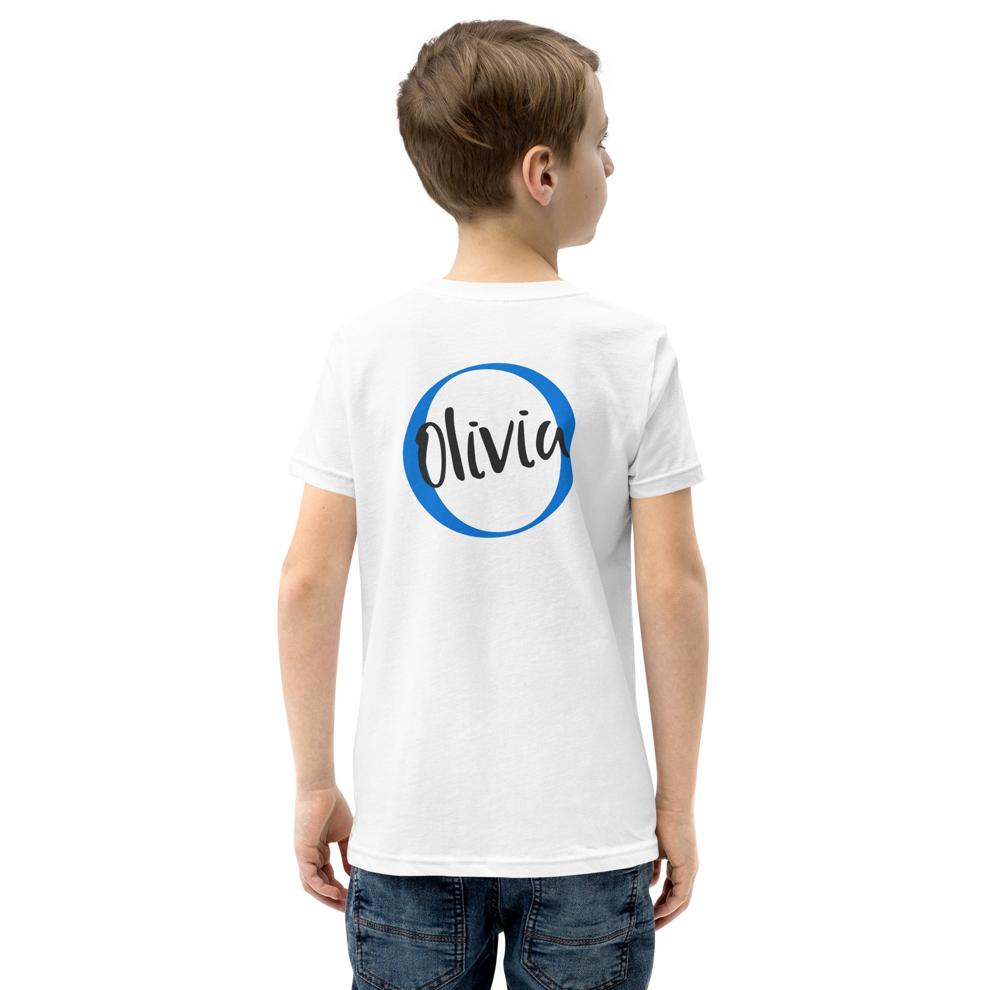 Olivia - Youth Short Sleeve T-Shirt (back print)