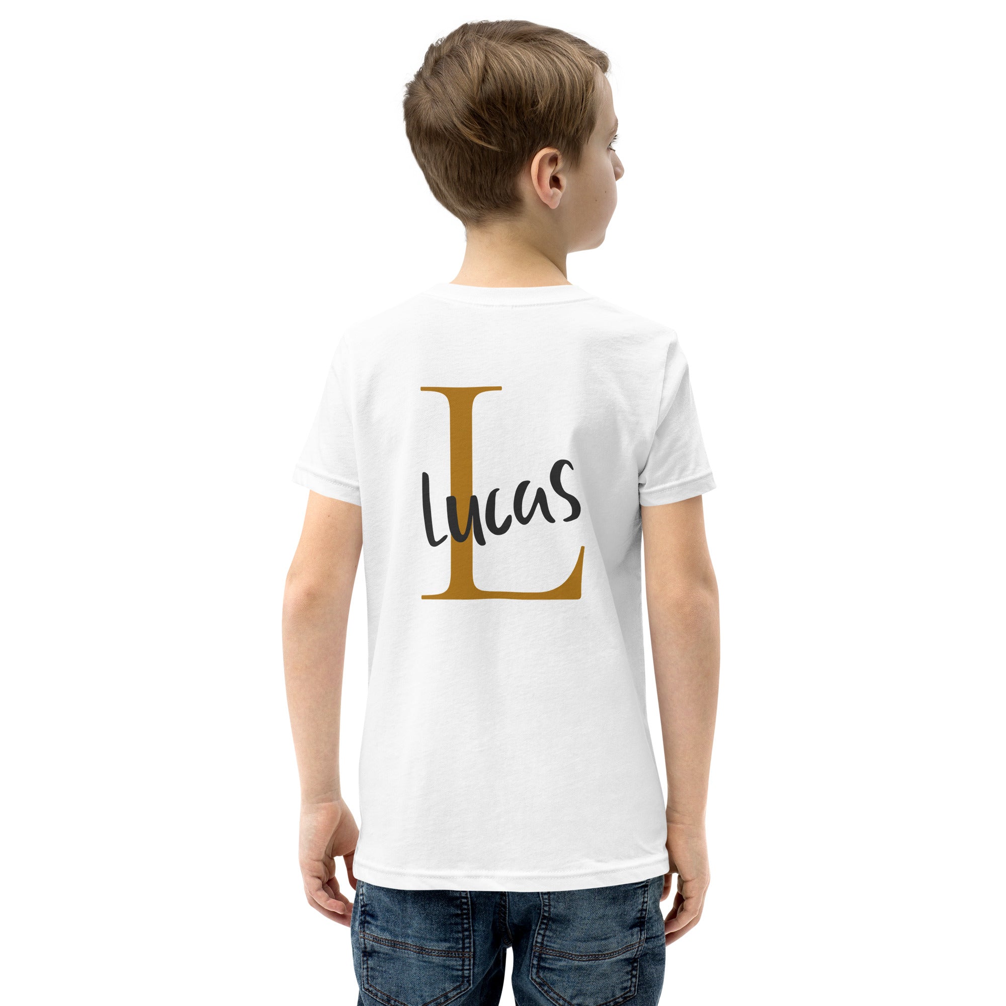 Lucas - Youth Short Sleeve T-Shirt (back print)
