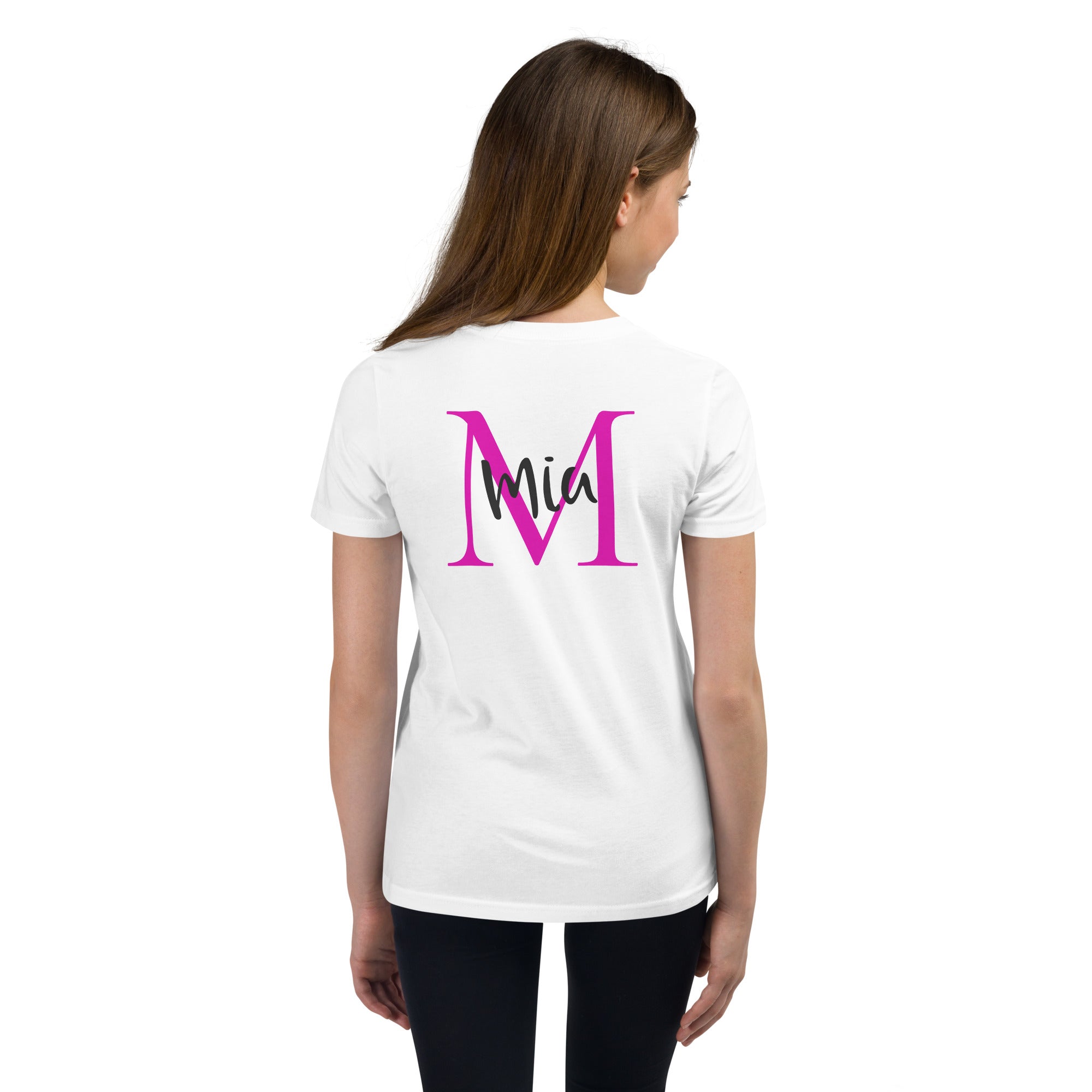 Mia - Youth Short Sleeve T-Shirt (back print)