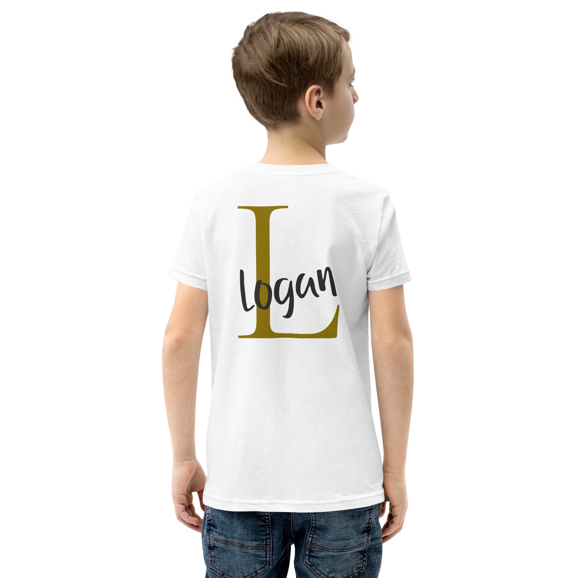 Logan - Youth Short Sleeve T-Shirt (back print)