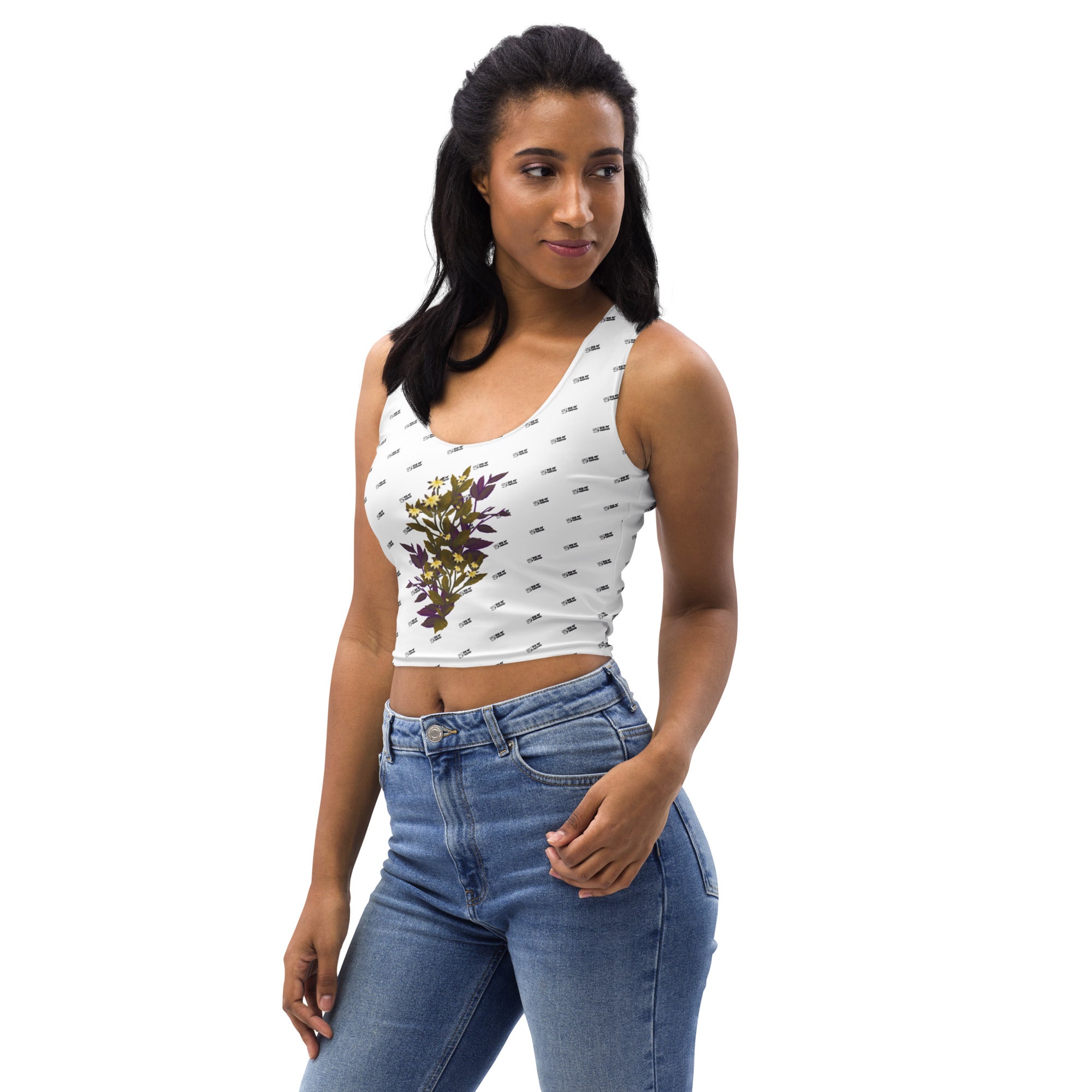 botanical illustration - Crop Top