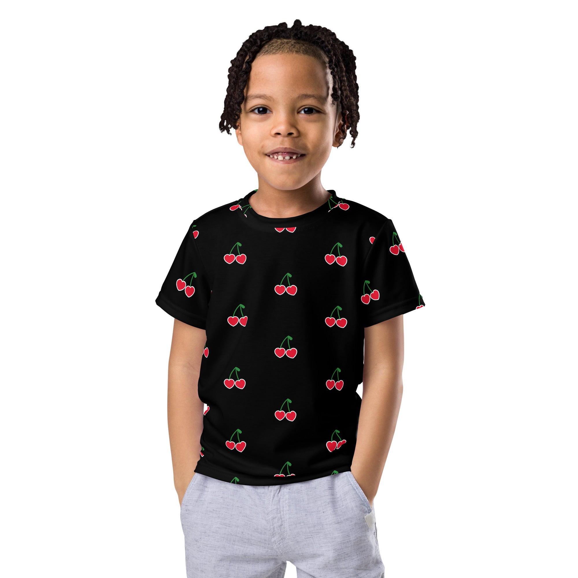 Fruit - Kids crew neck t-shirt (black)