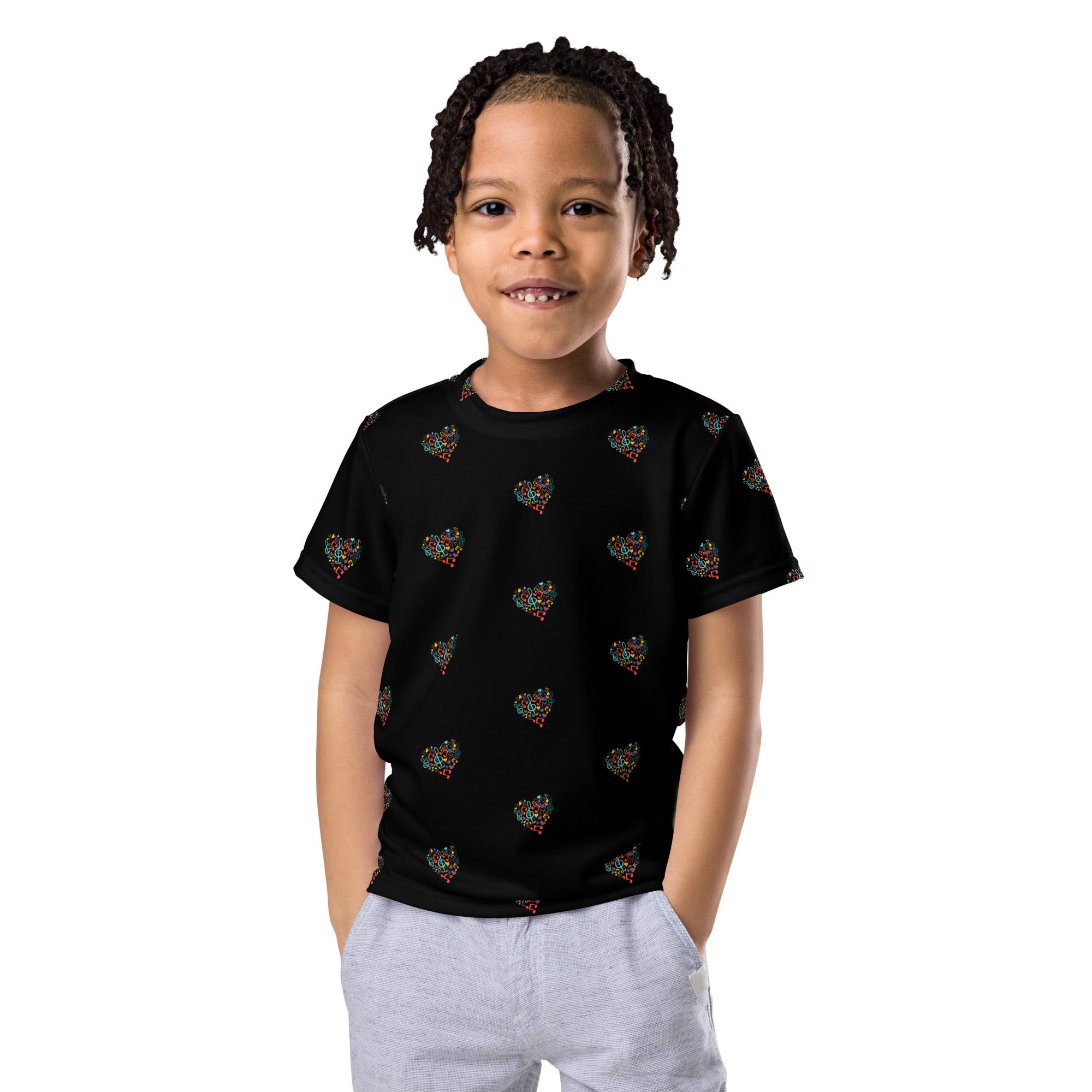 Symphonic Love Notes - Kids crew neck t-shirt (black)