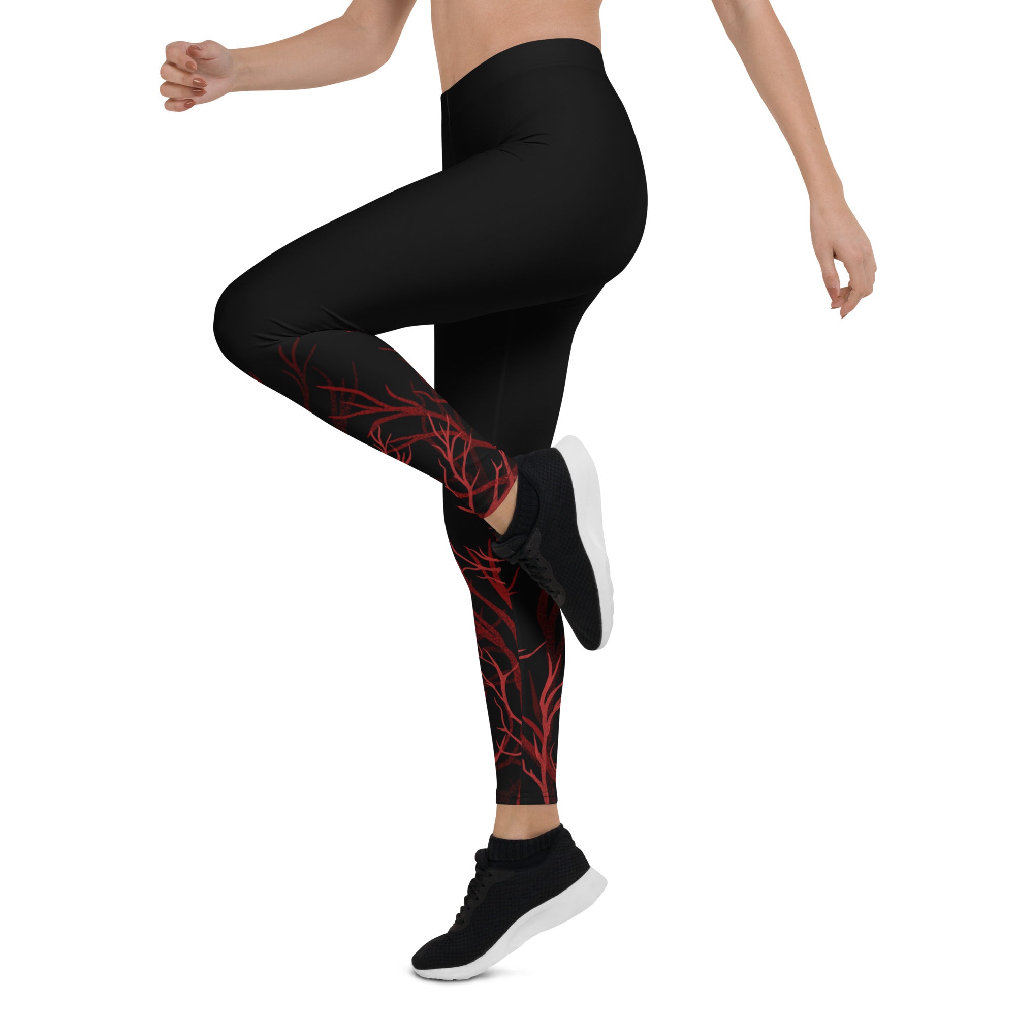 VenousVogue Athletic Leggings (black)