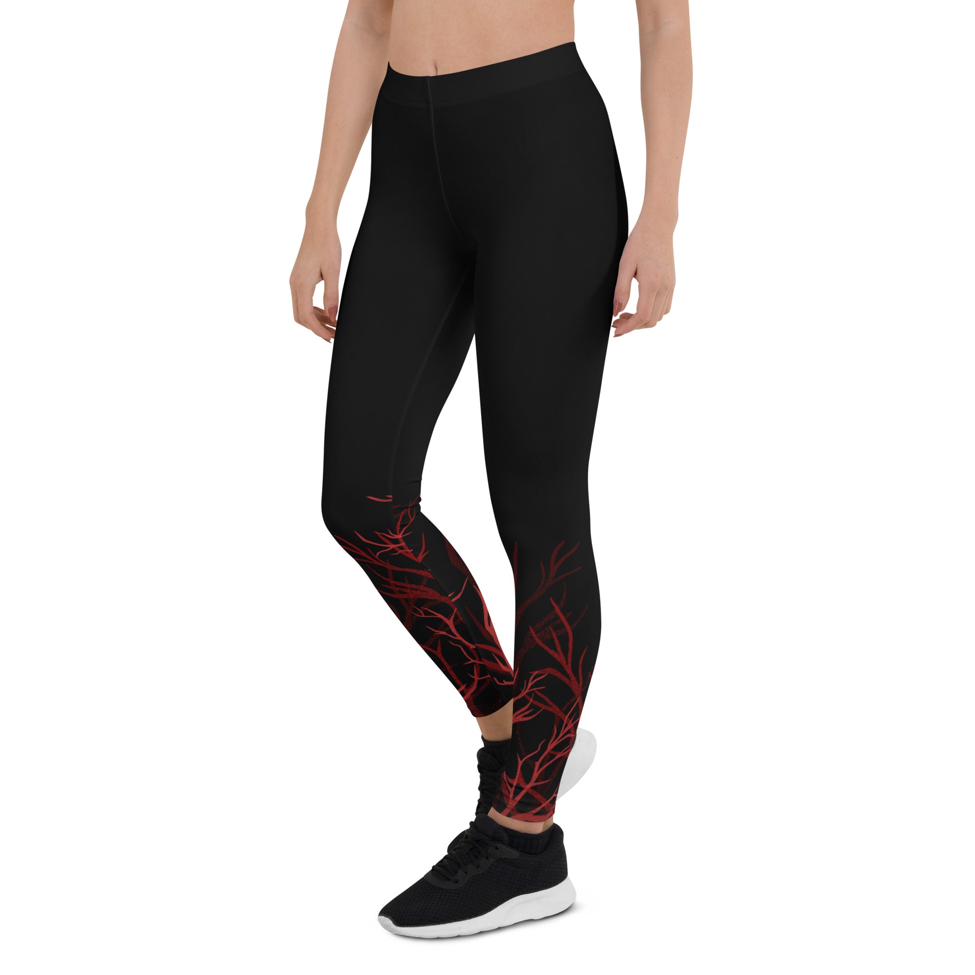 VenousVogue Athletic Leggings (black)