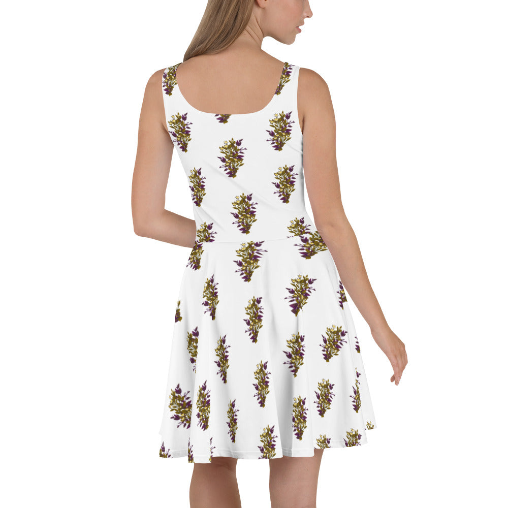 botanical illustration - Skater Dress