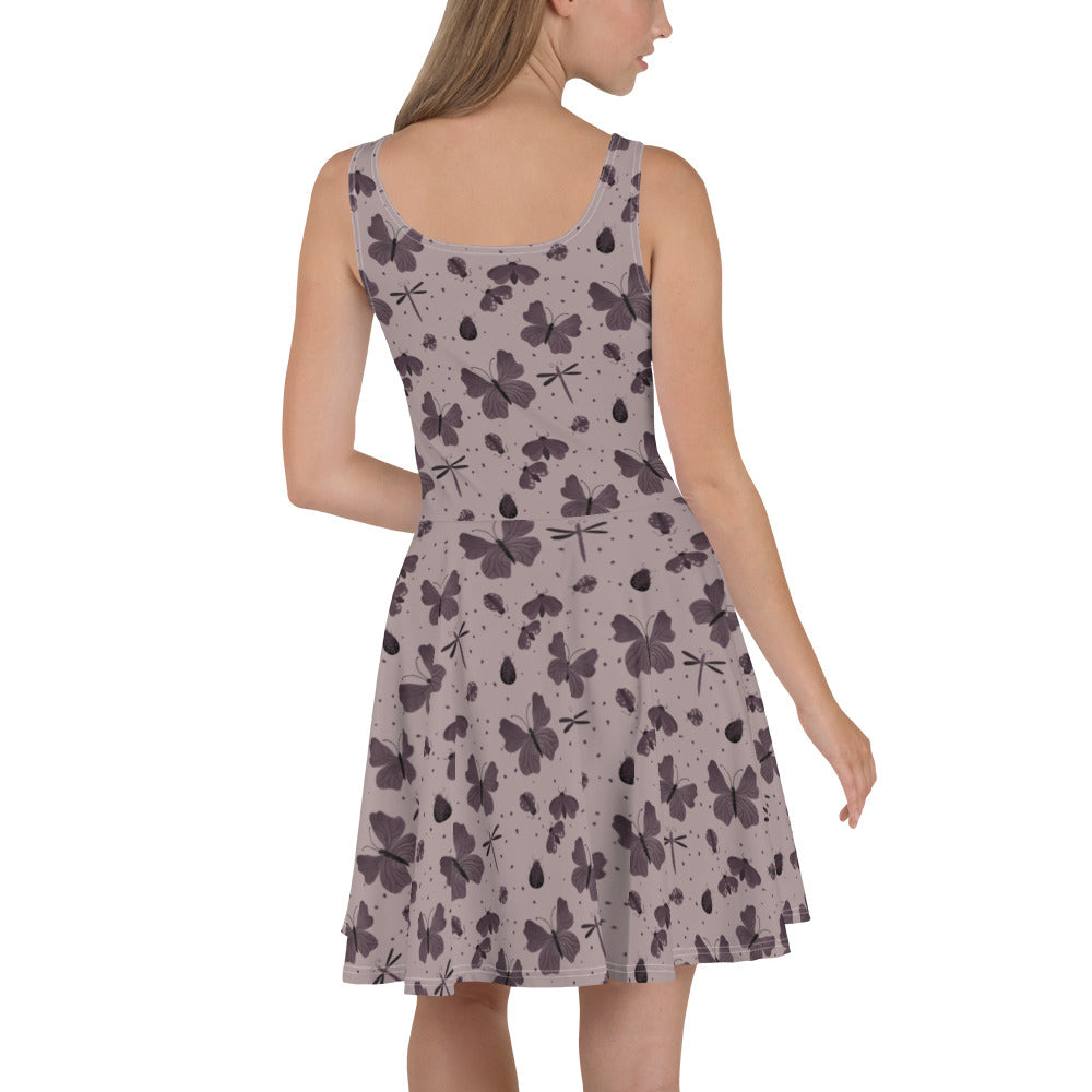 Butterfly Dreams - Skater Dress (Careys Pink)