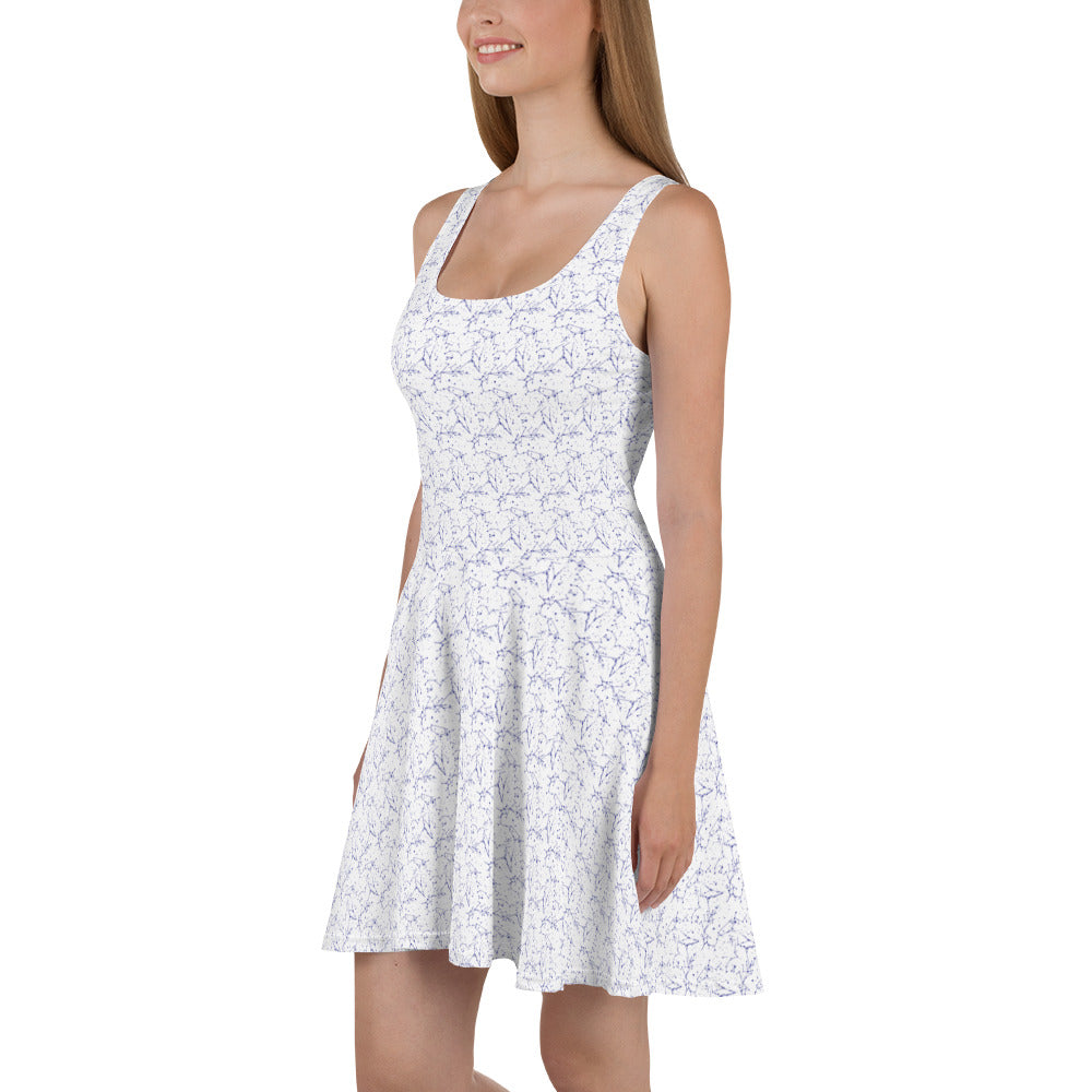 Zodiac - Skater Dress (white)