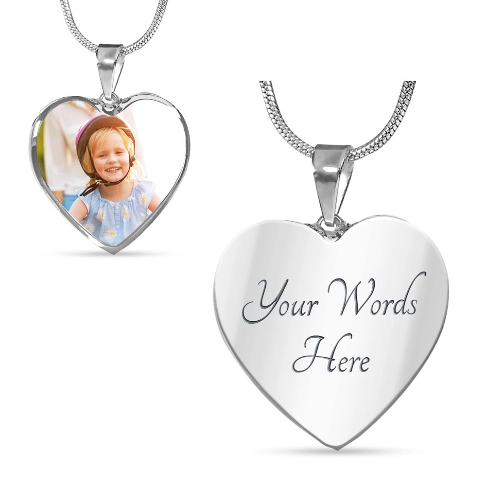 Heart- Silver Adjustable Luxury Necklace