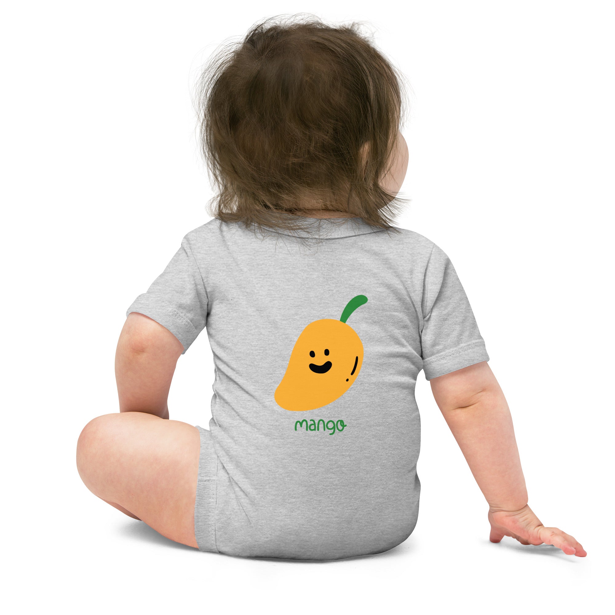 Mango - Baby short sleeve one piece (back print)