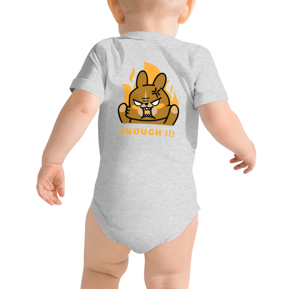 Enough!! - Baby short sleeve one piece