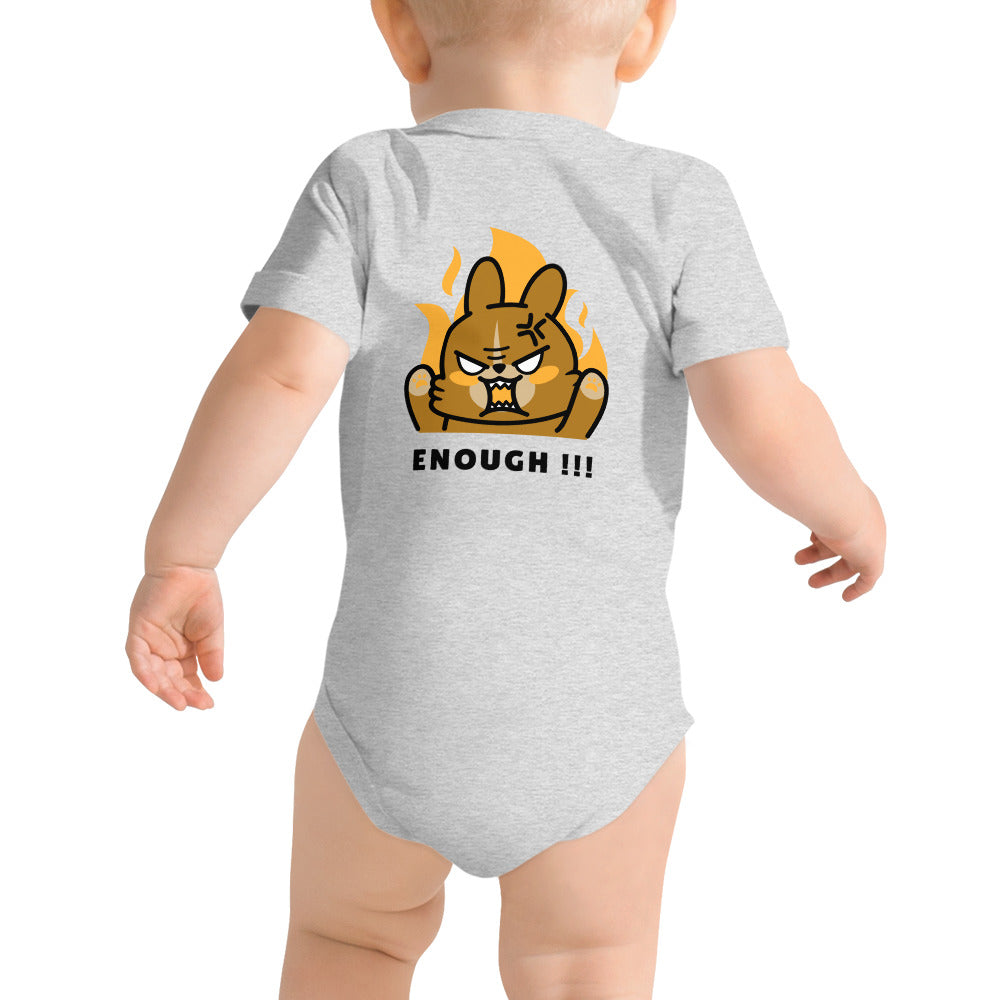 Enough!! - Baby short sleeve one piece