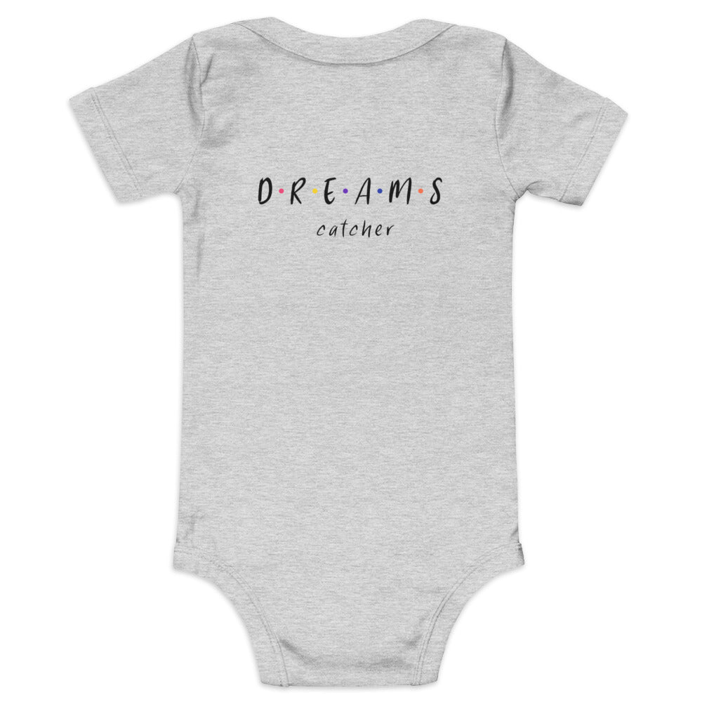 Dreams catcher - Baby short sleeve one piece (back print)