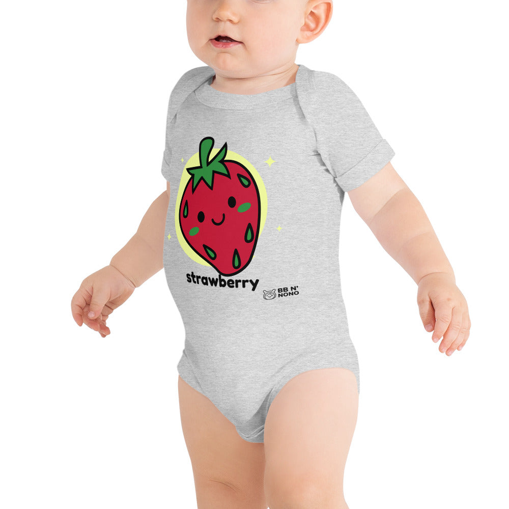 Strawberry - Baby short sleeve one piece