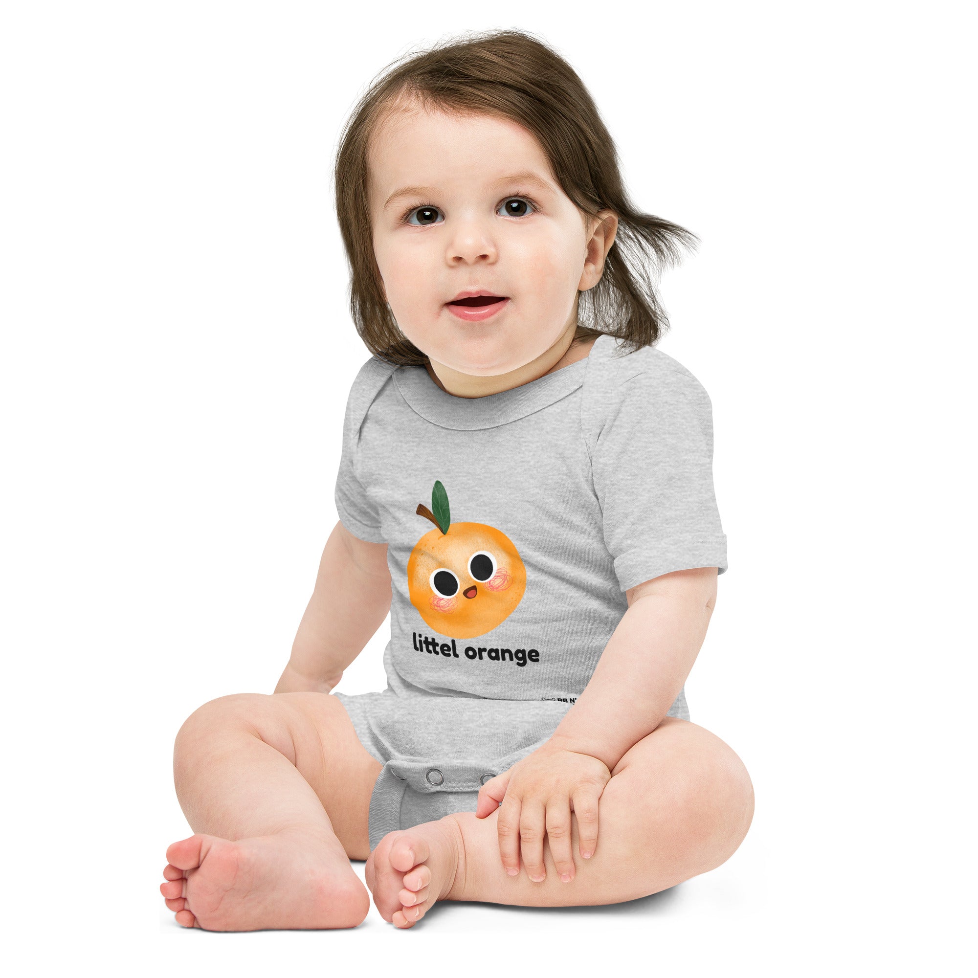 Little orange - Baby short sleeve one piece