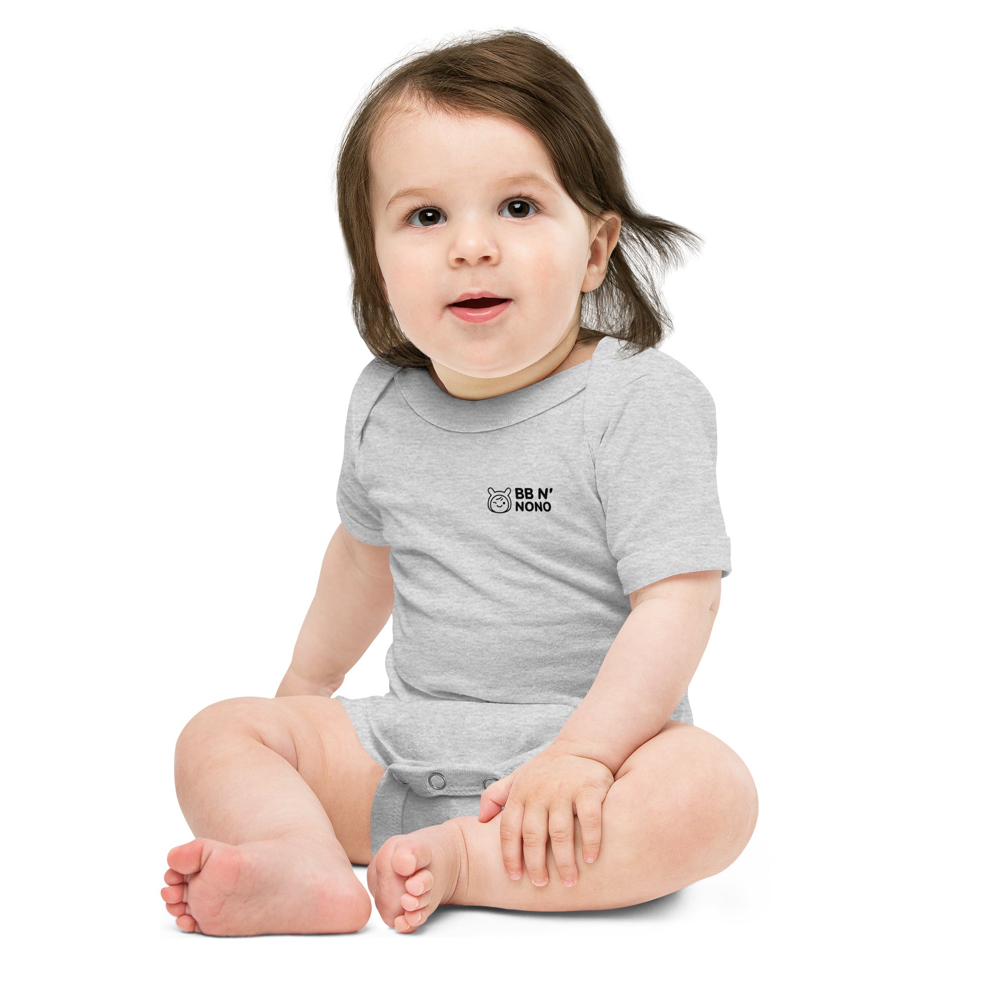 Apple - Baby short sleeve one piece (back print)