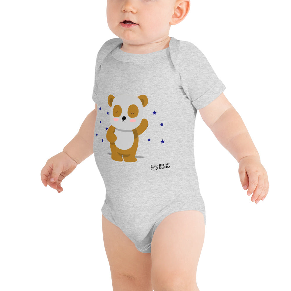 Sweet bear v1 - Baby short sleeve one piece