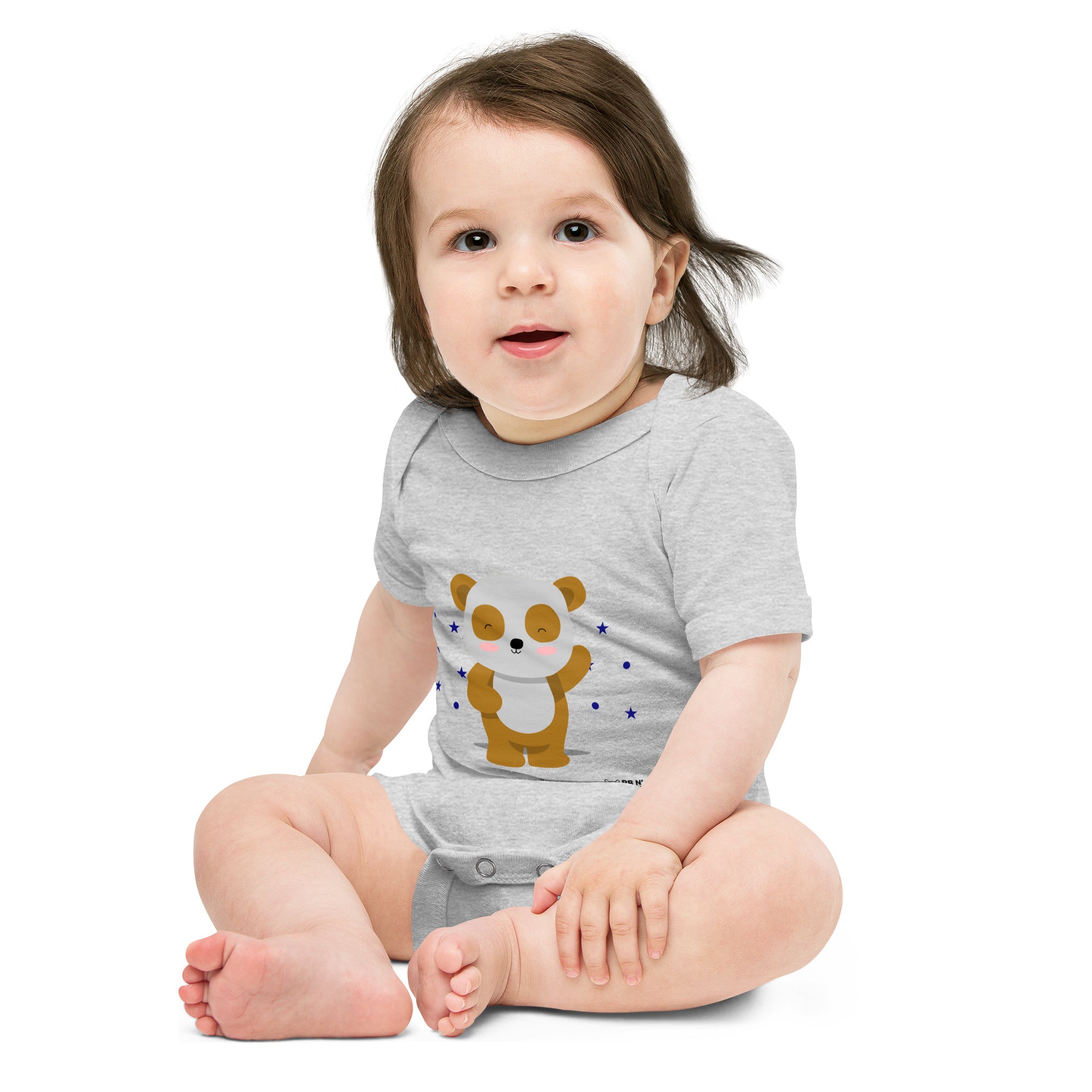 Sweet bear v1 - Baby short sleeve one piece