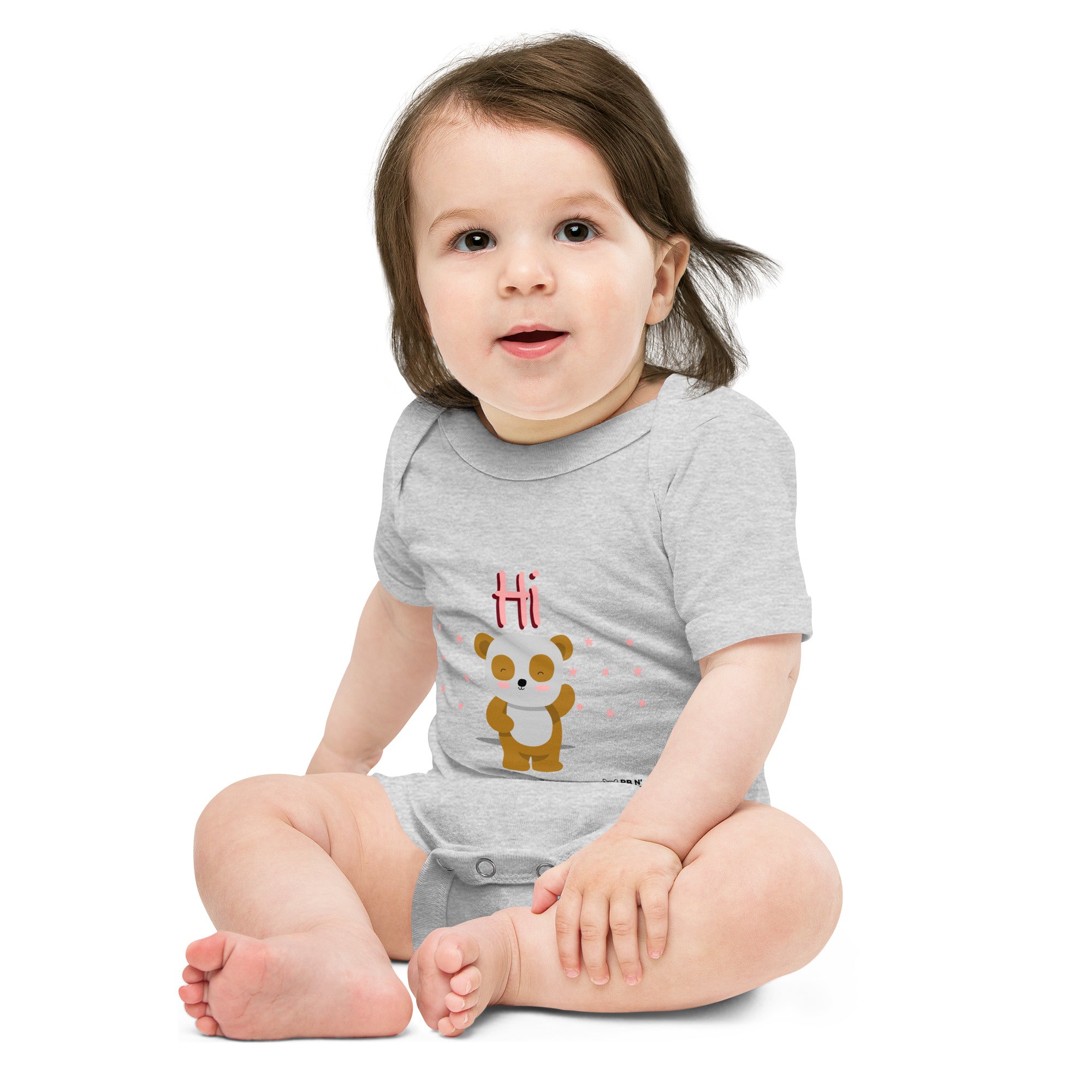 Sweet bear - Baby short sleeve one piece