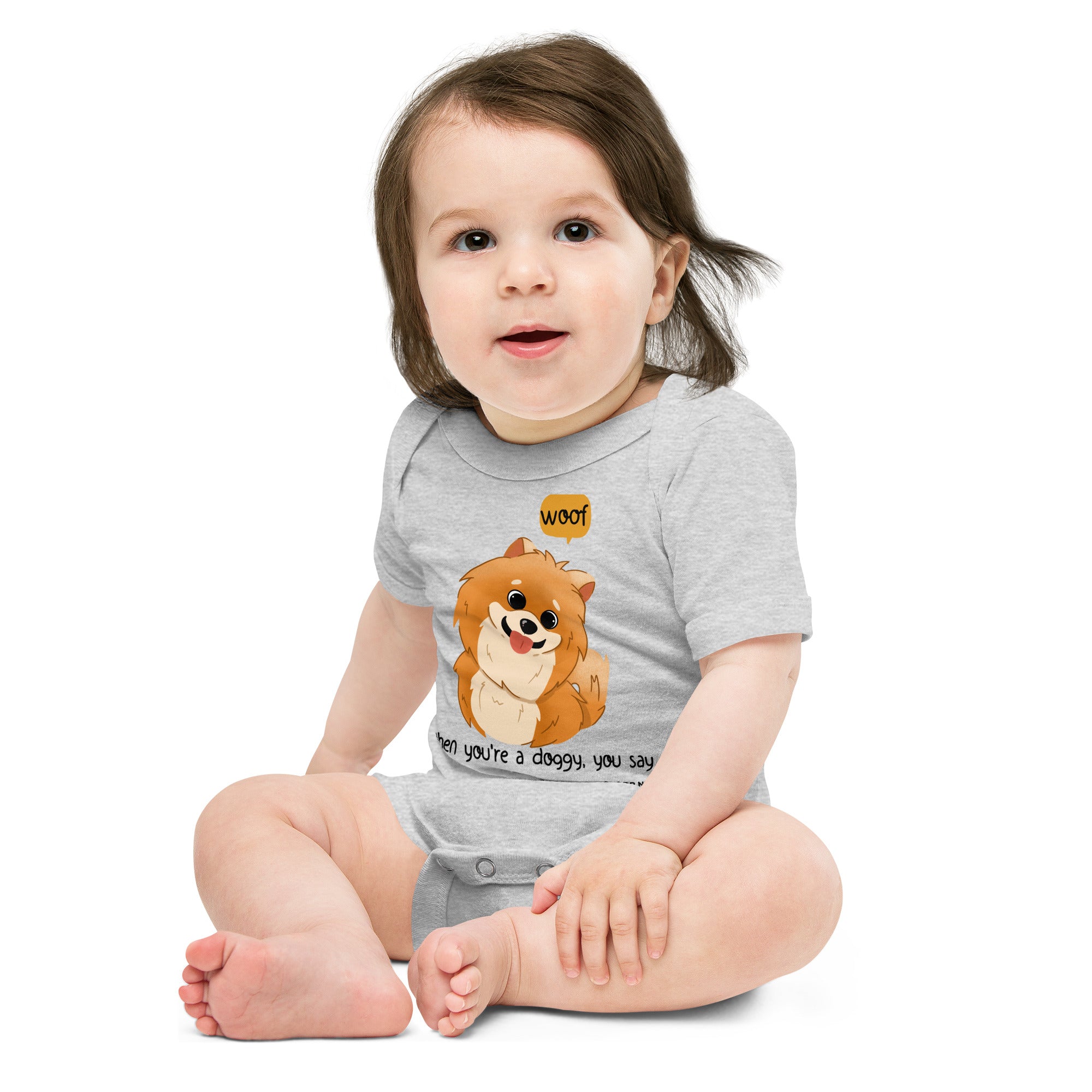 Woof - Baby short sleeve one piece