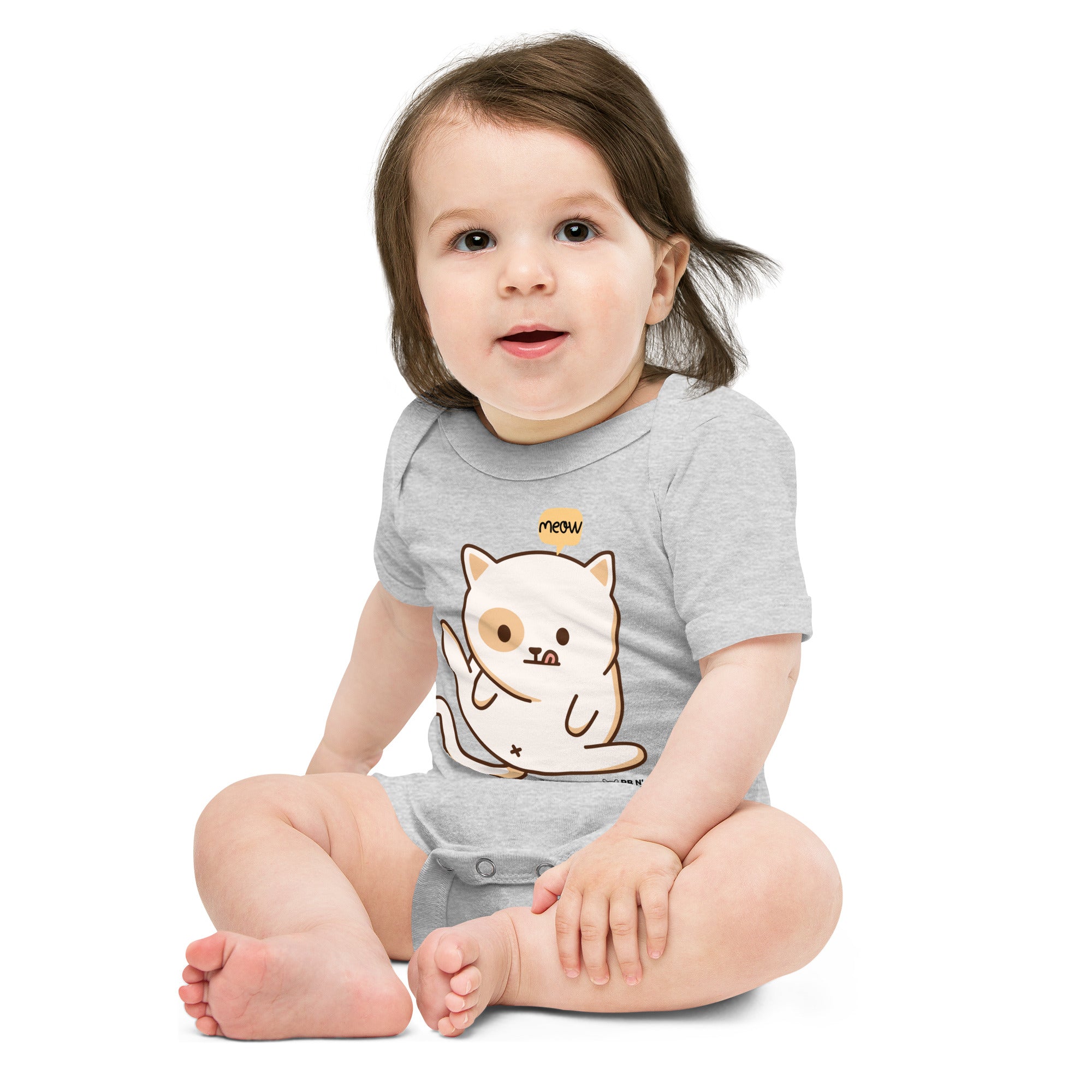 Meow v1 - Baby short sleeve one piece