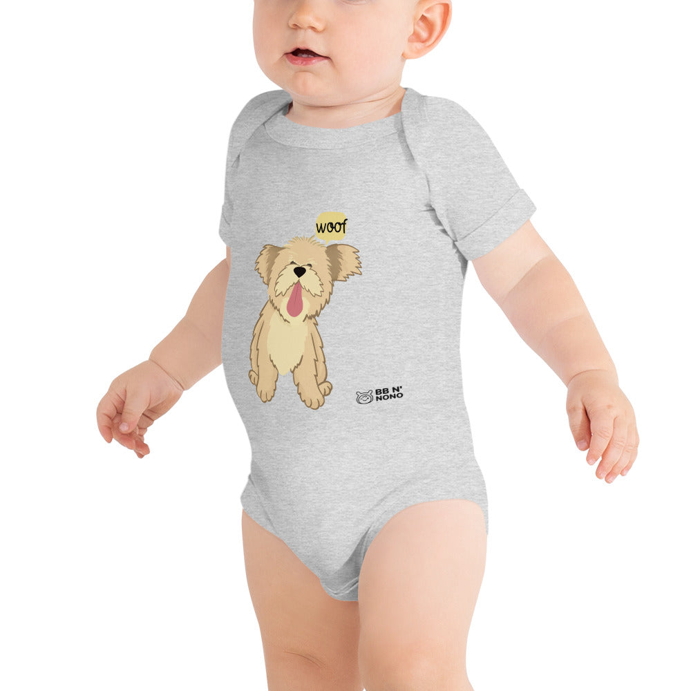 Woof v1 - Baby short sleeve one piece