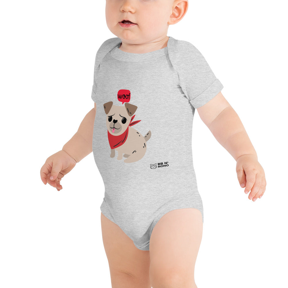 Woof v2 - Baby short sleeve one piece