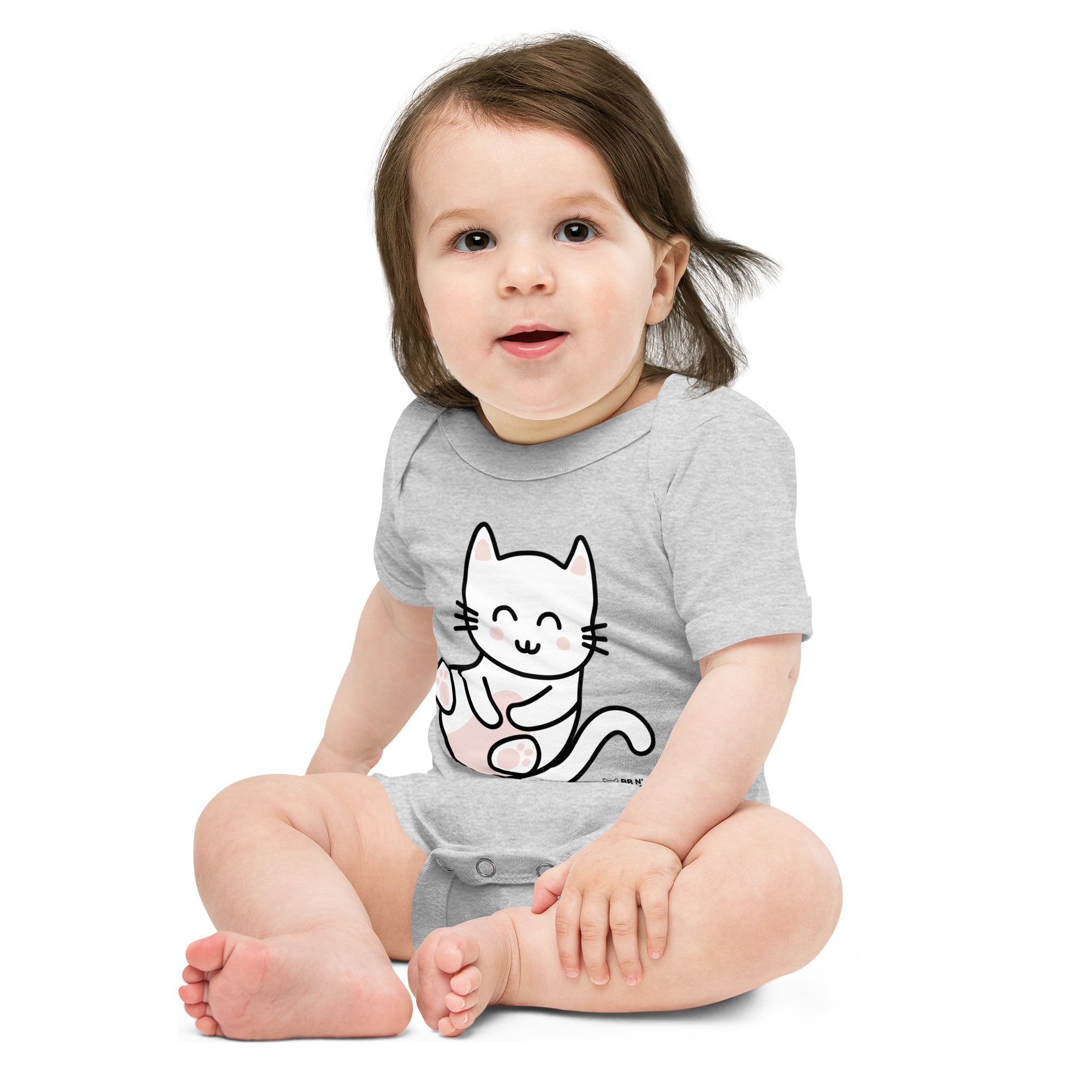 Meow V3 - Baby short sleeve one piece