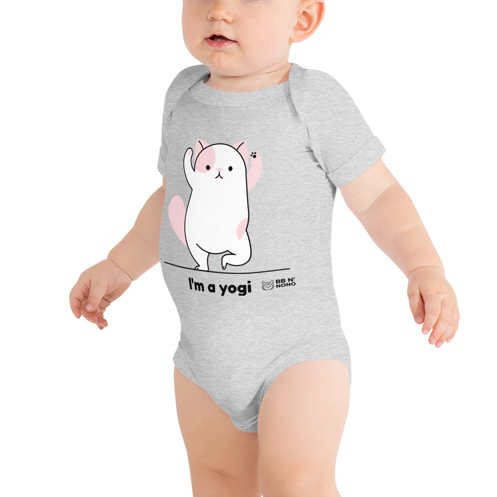 Meow Yogi - Baby short sleeve one piece